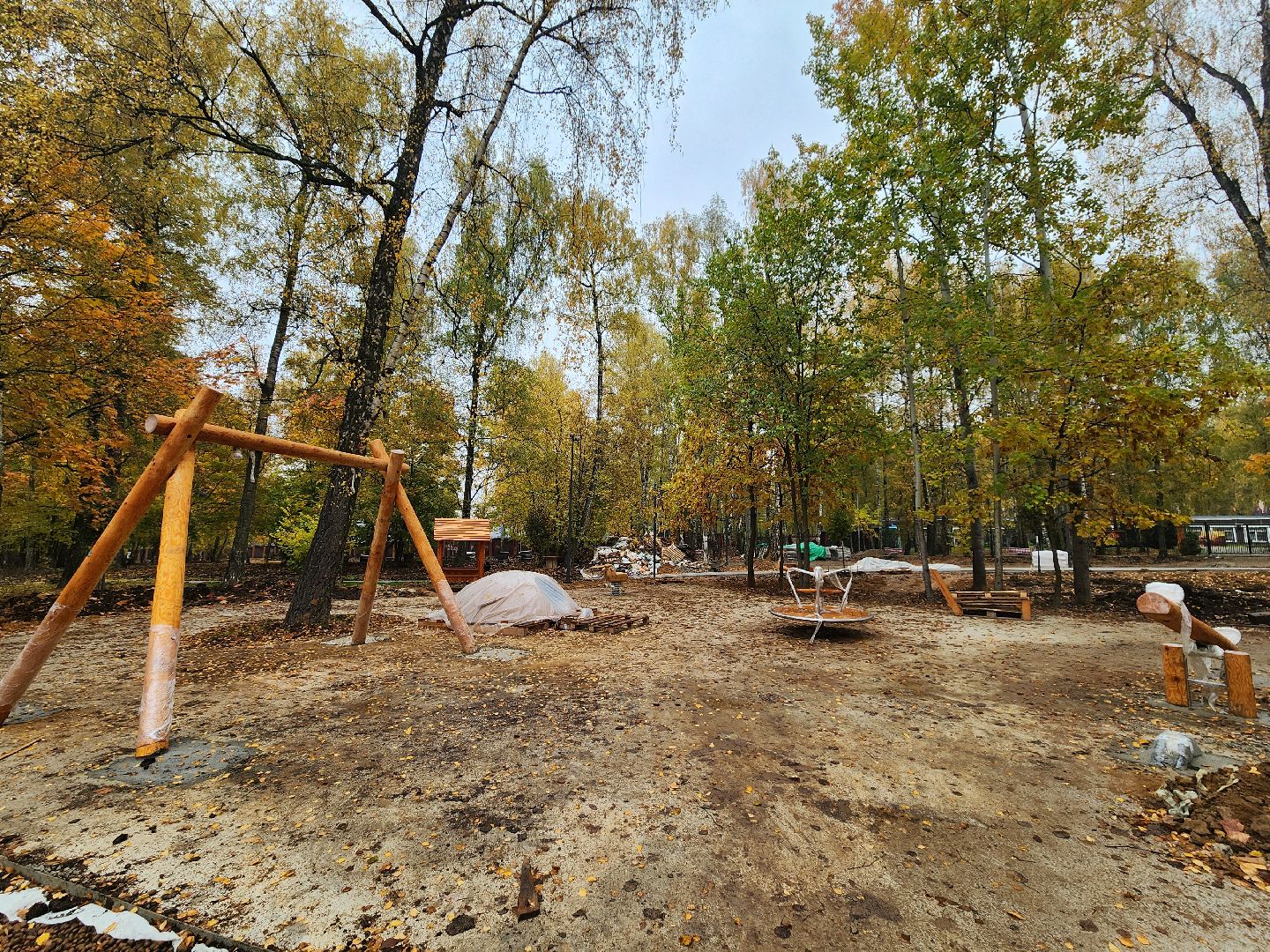 Подольск , Благоустройство , Лесопарк березки,