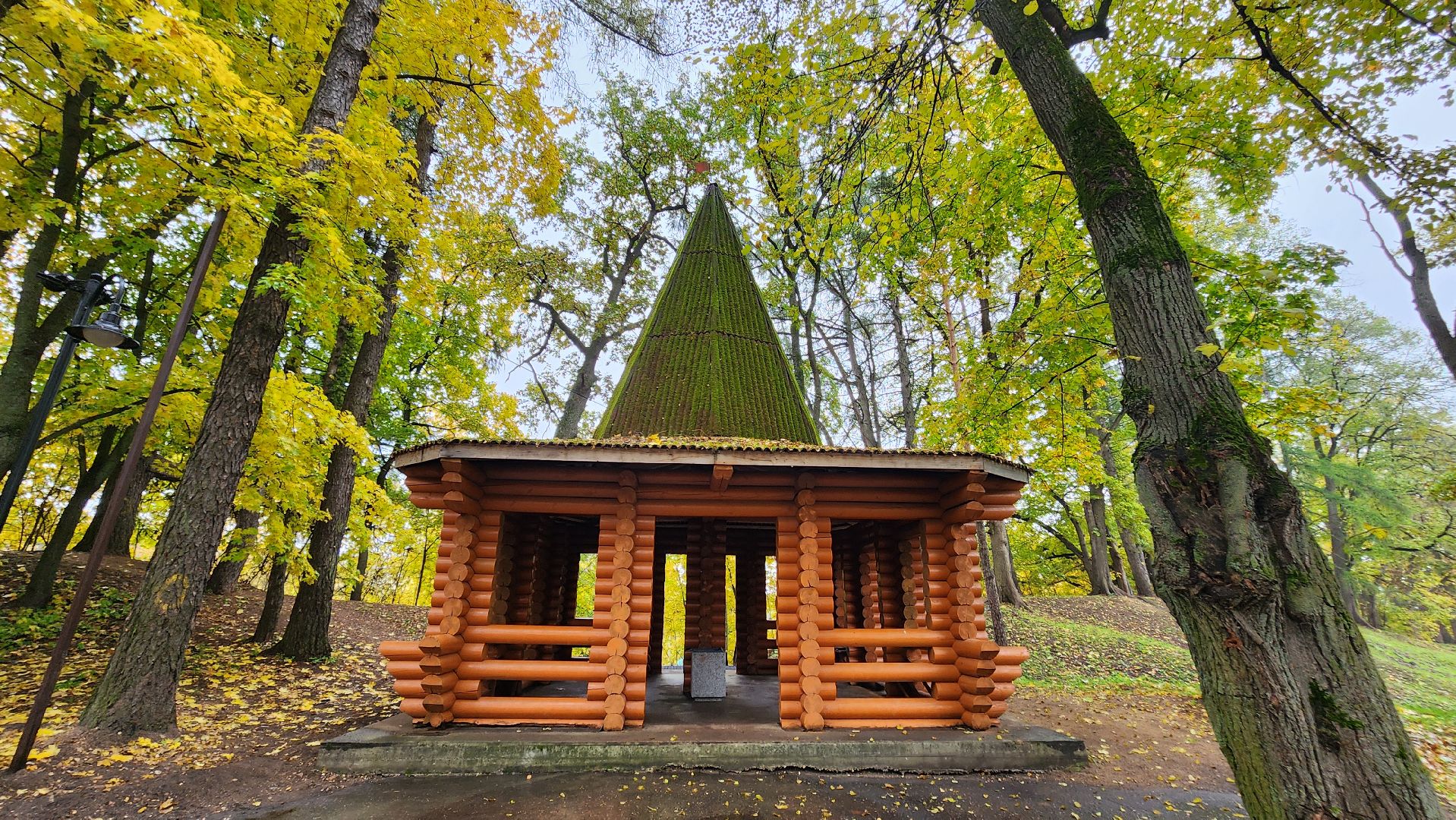 Руза, парк городок, новая лестница, благоустройство,