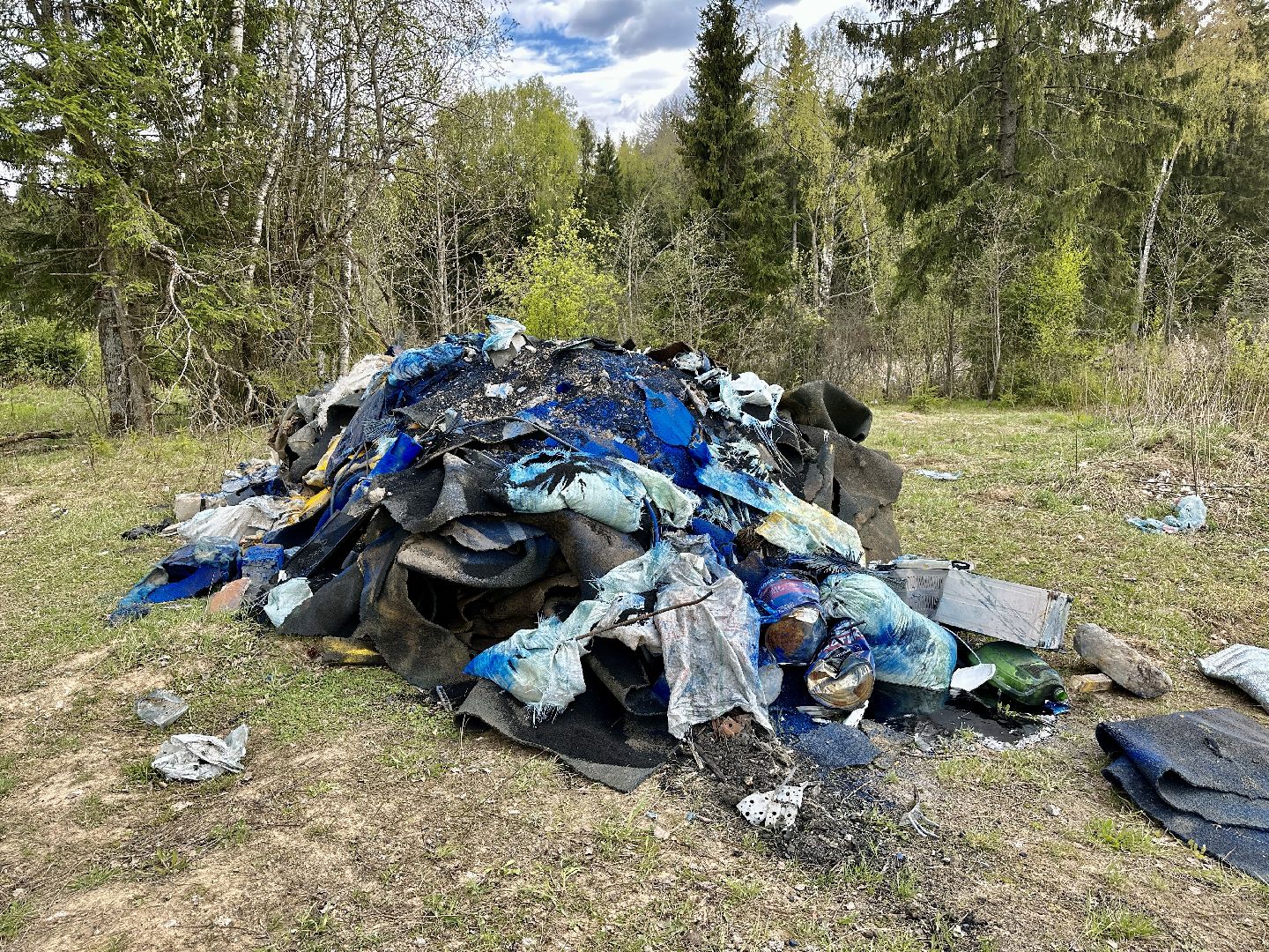 Клин, экология, нарушение закона, свалки