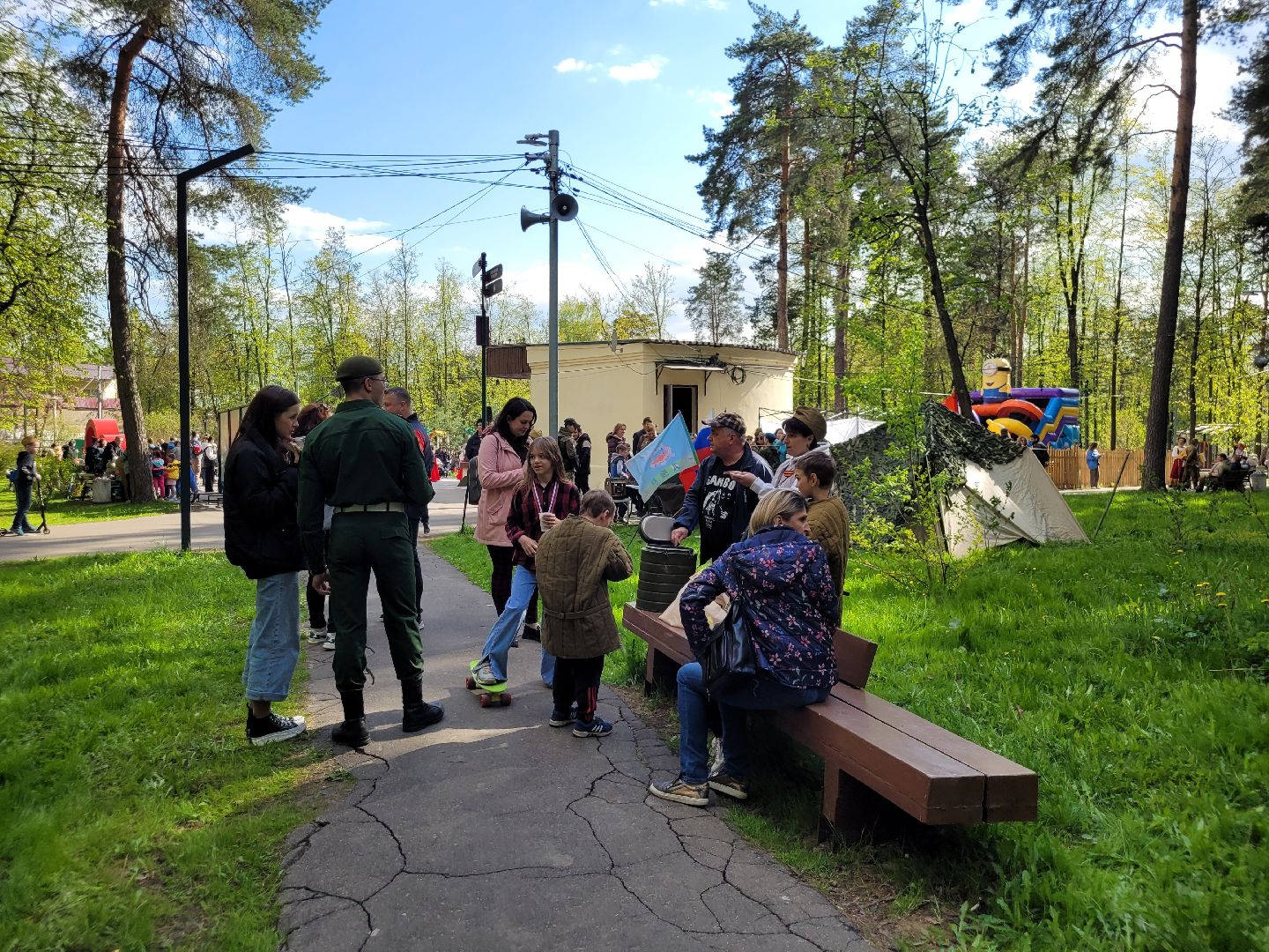 патриотизм; день победы; парки подмосковья; дети