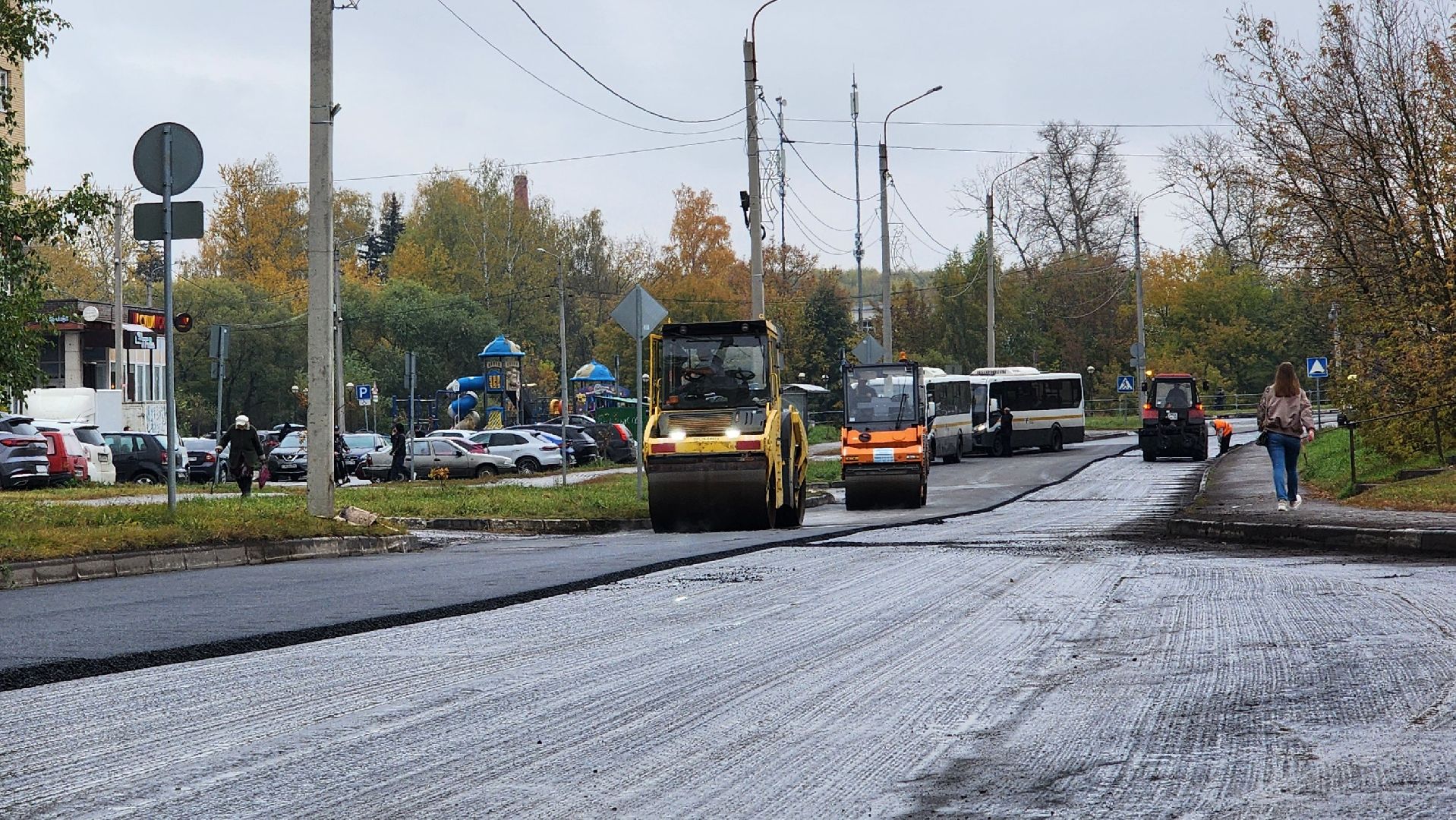 дороги, ремонт дороги, лосино-петровский,