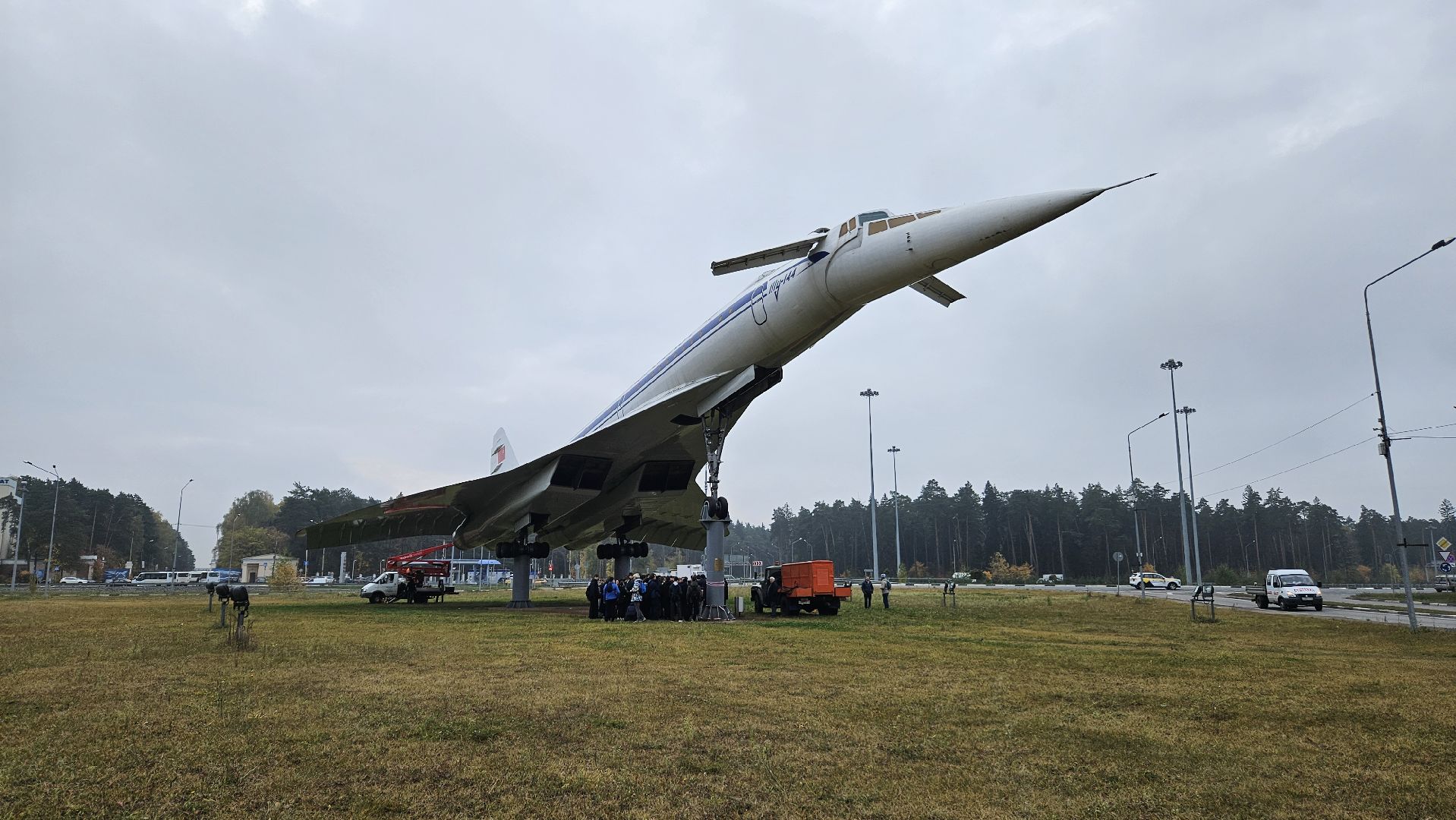 ту-144, самолет, памятник, жуковский,