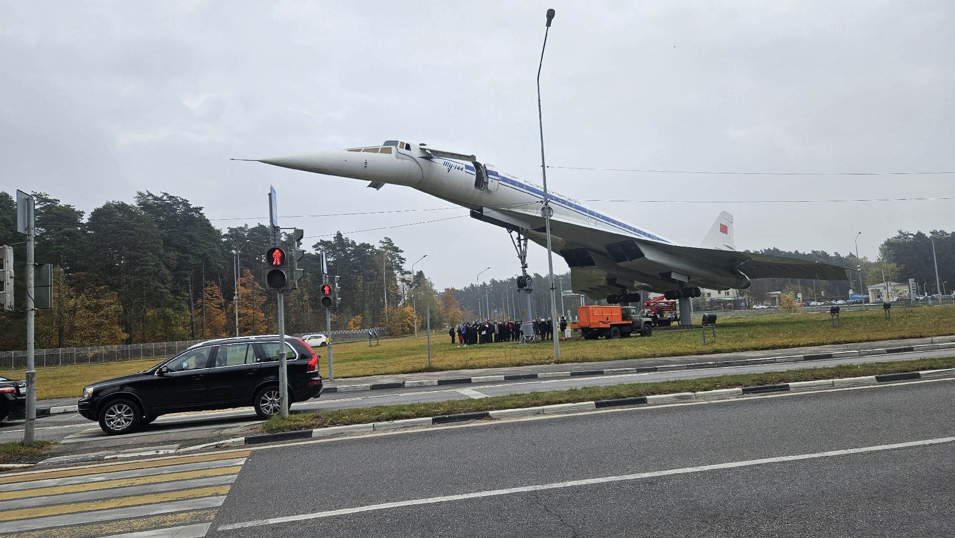 ту-144, самолет, памятник, жуковский,