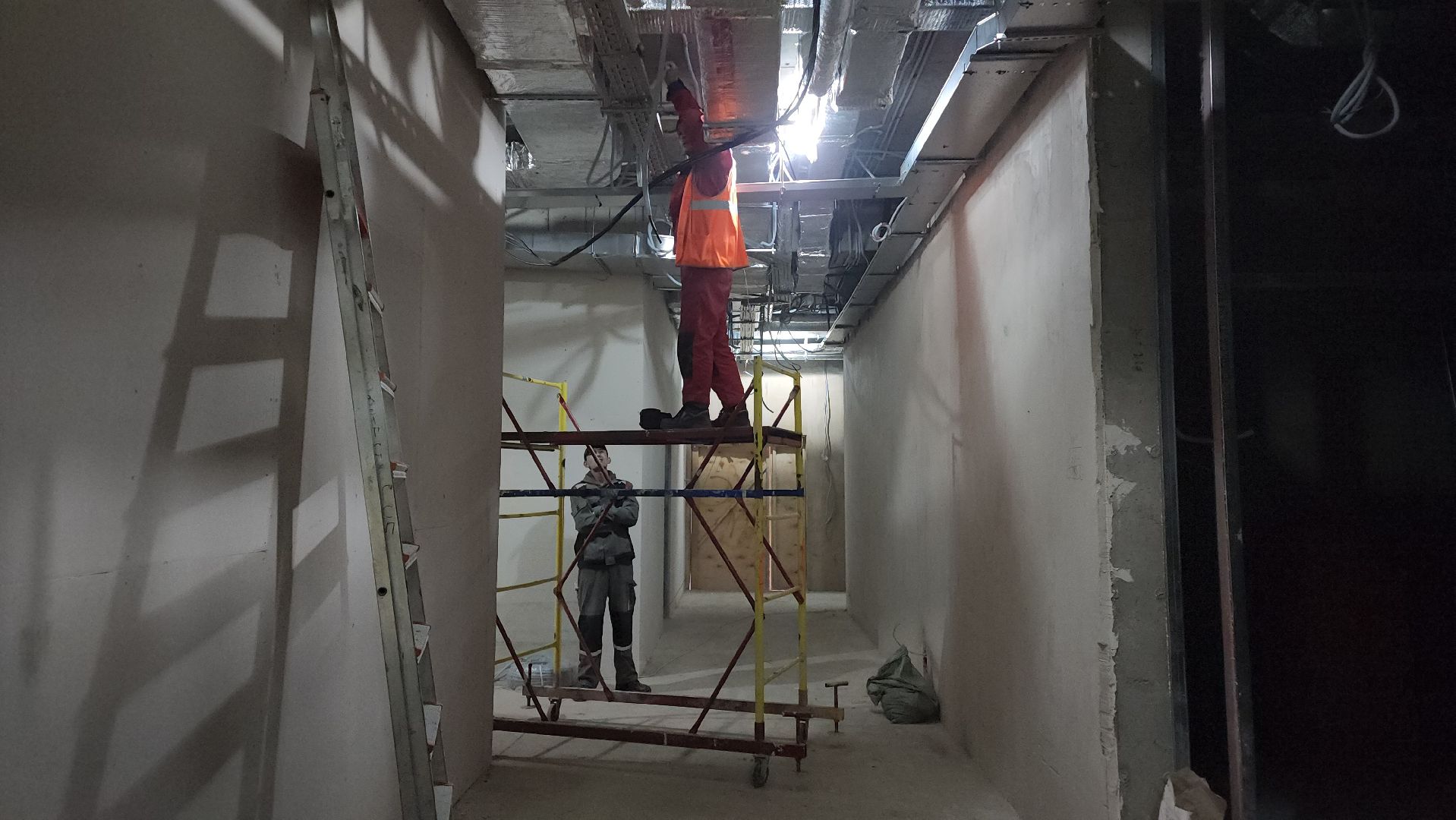 фок с бассейном, Лобня, Строительство ,