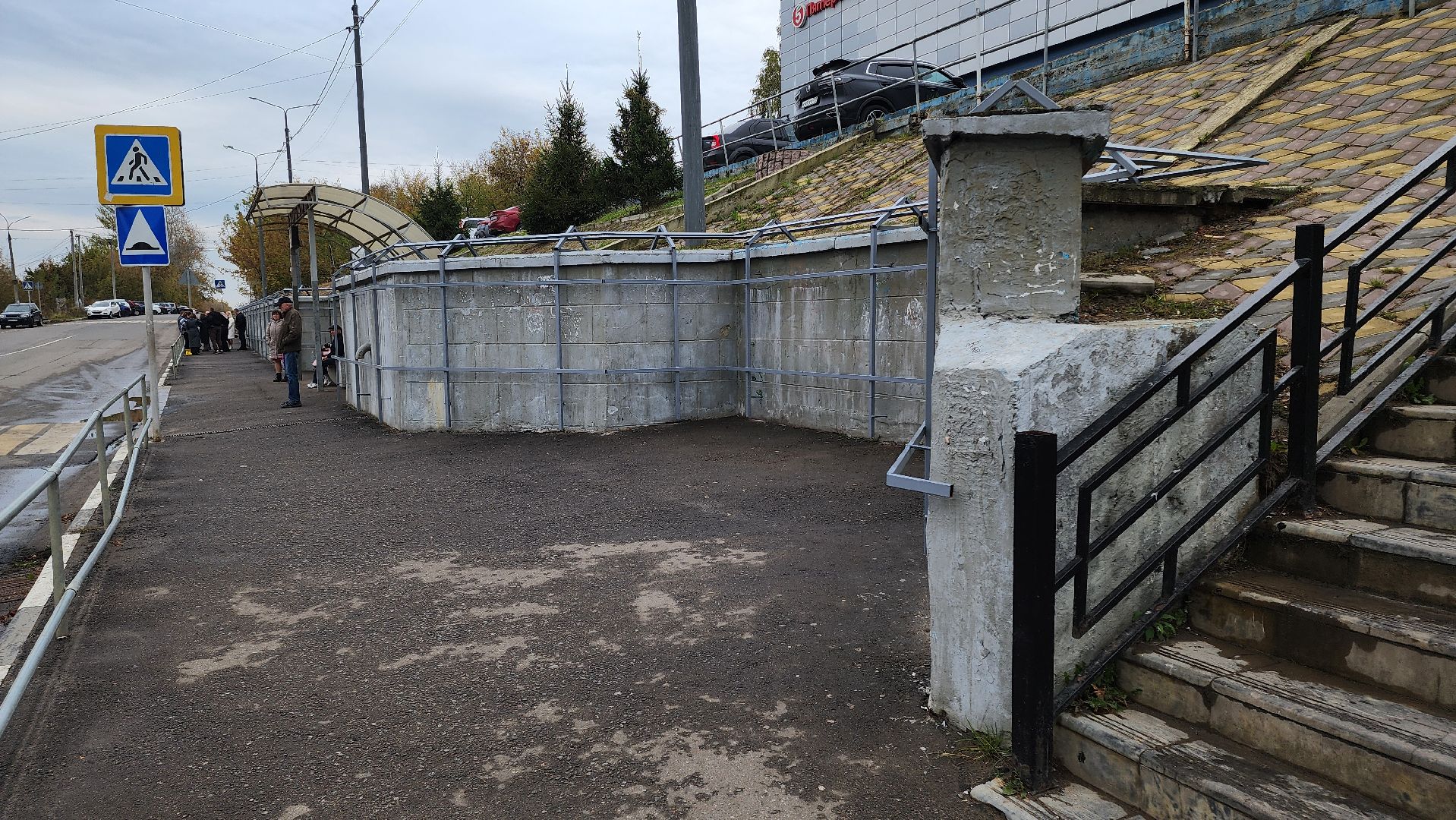 кашира, вокзал, благоустройство, подпорная стена, фасад, металлоконструкции, ремонт,