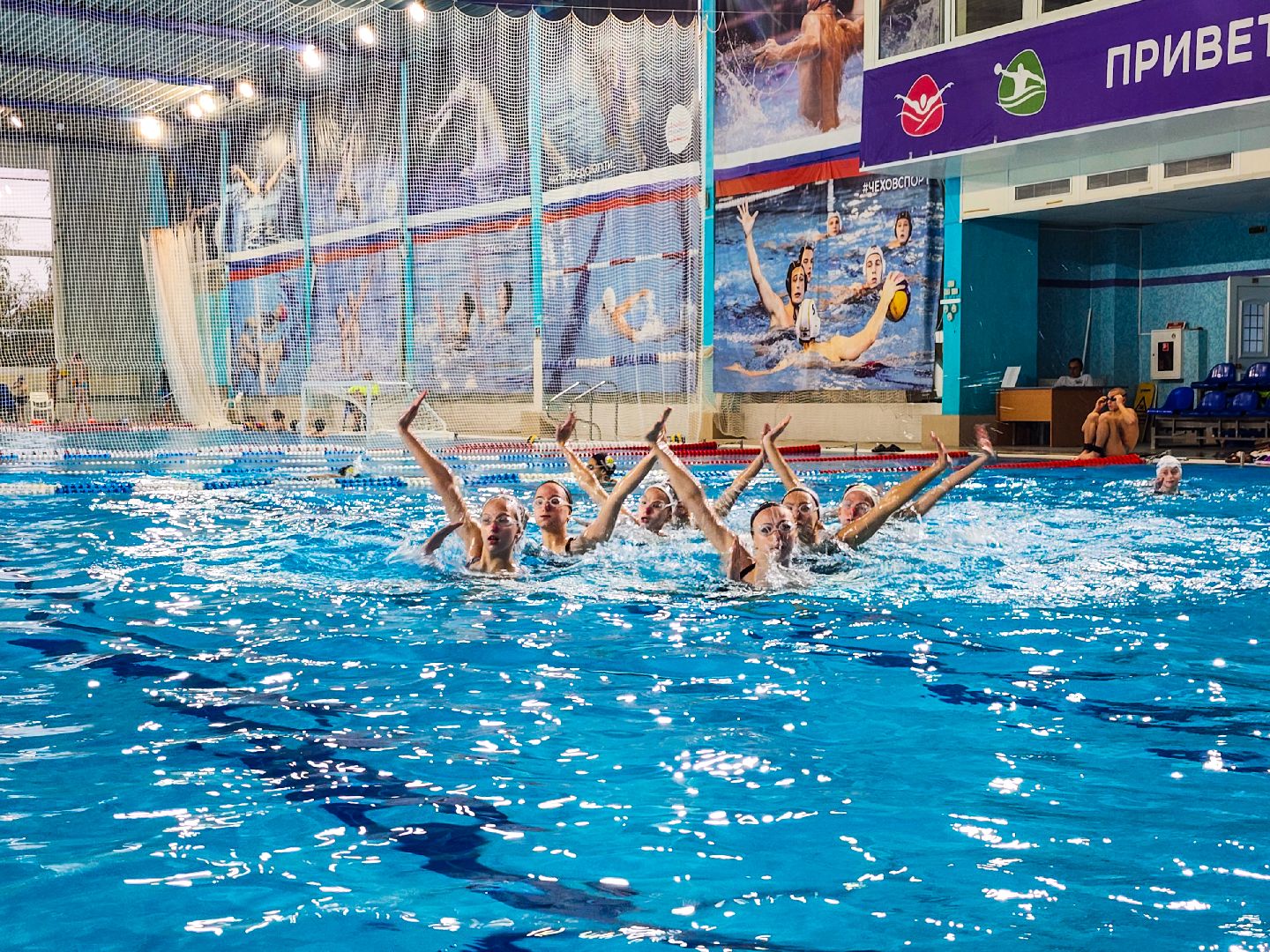 Чехов, синхронное плавание, Спорт, Тренировки, Бассейн,