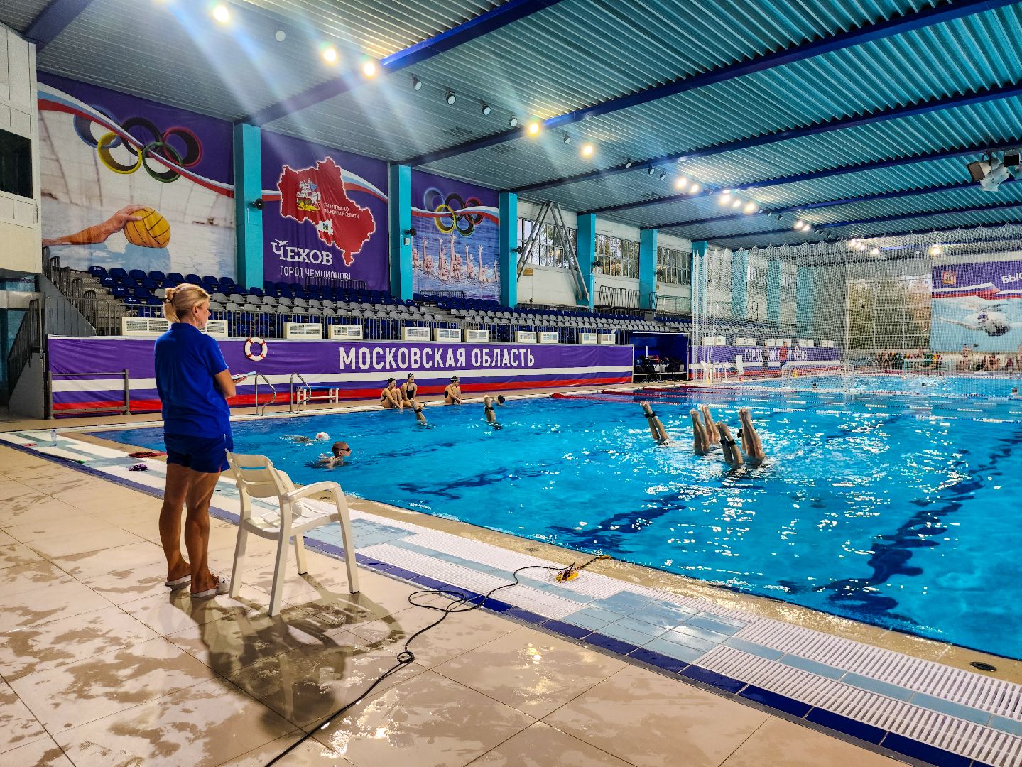Чехов, синхронное плавание, Спорт, Тренировки, Бассейн,
