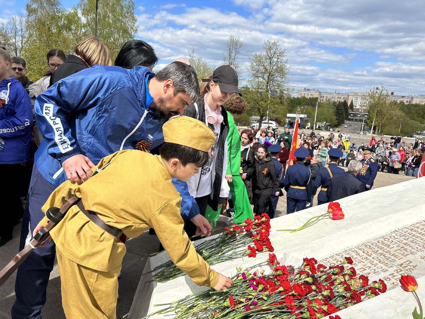День Победы, митинг