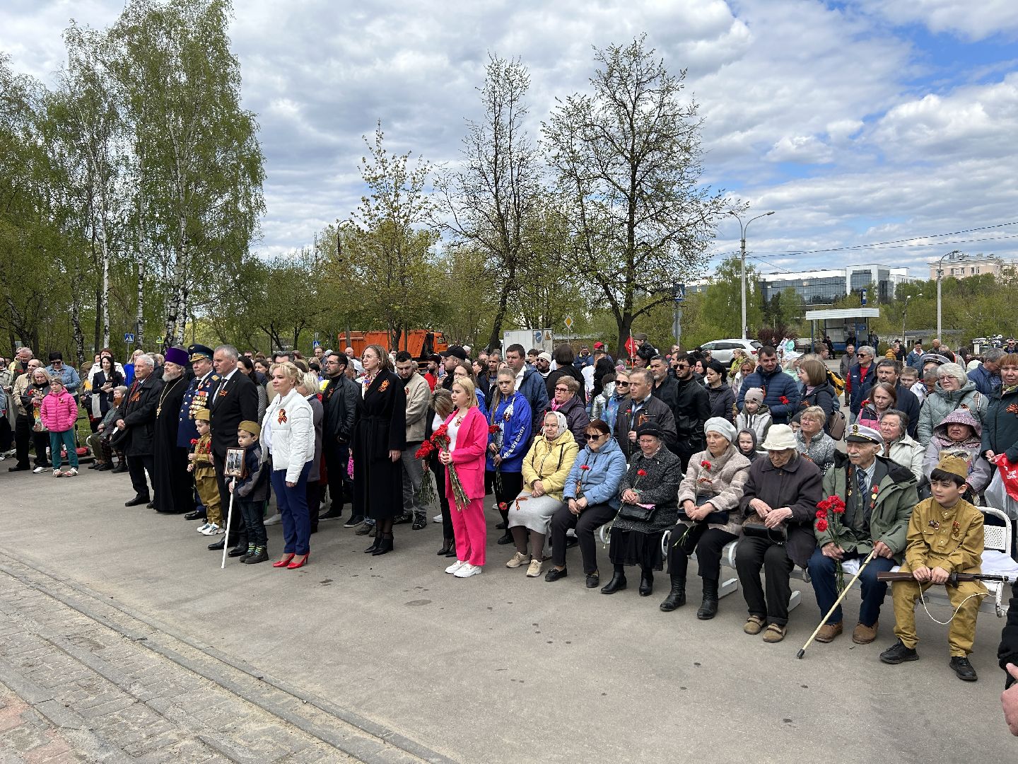 День Победы, митинг