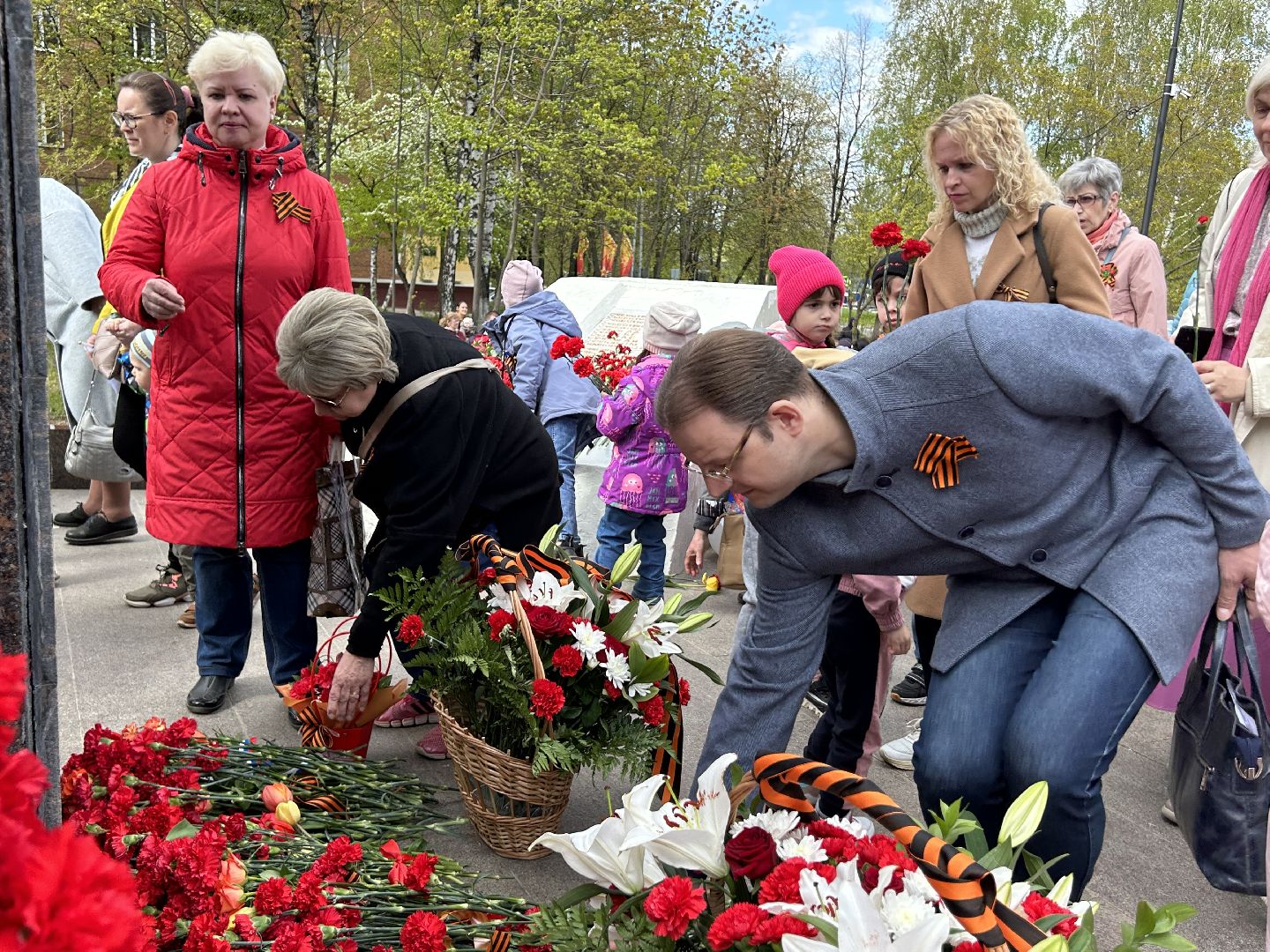 День Победы, митинг
