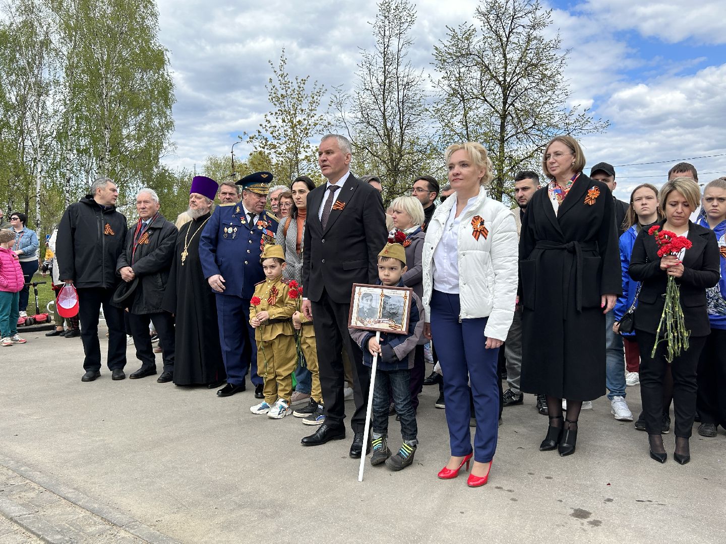 День Победы, митинг