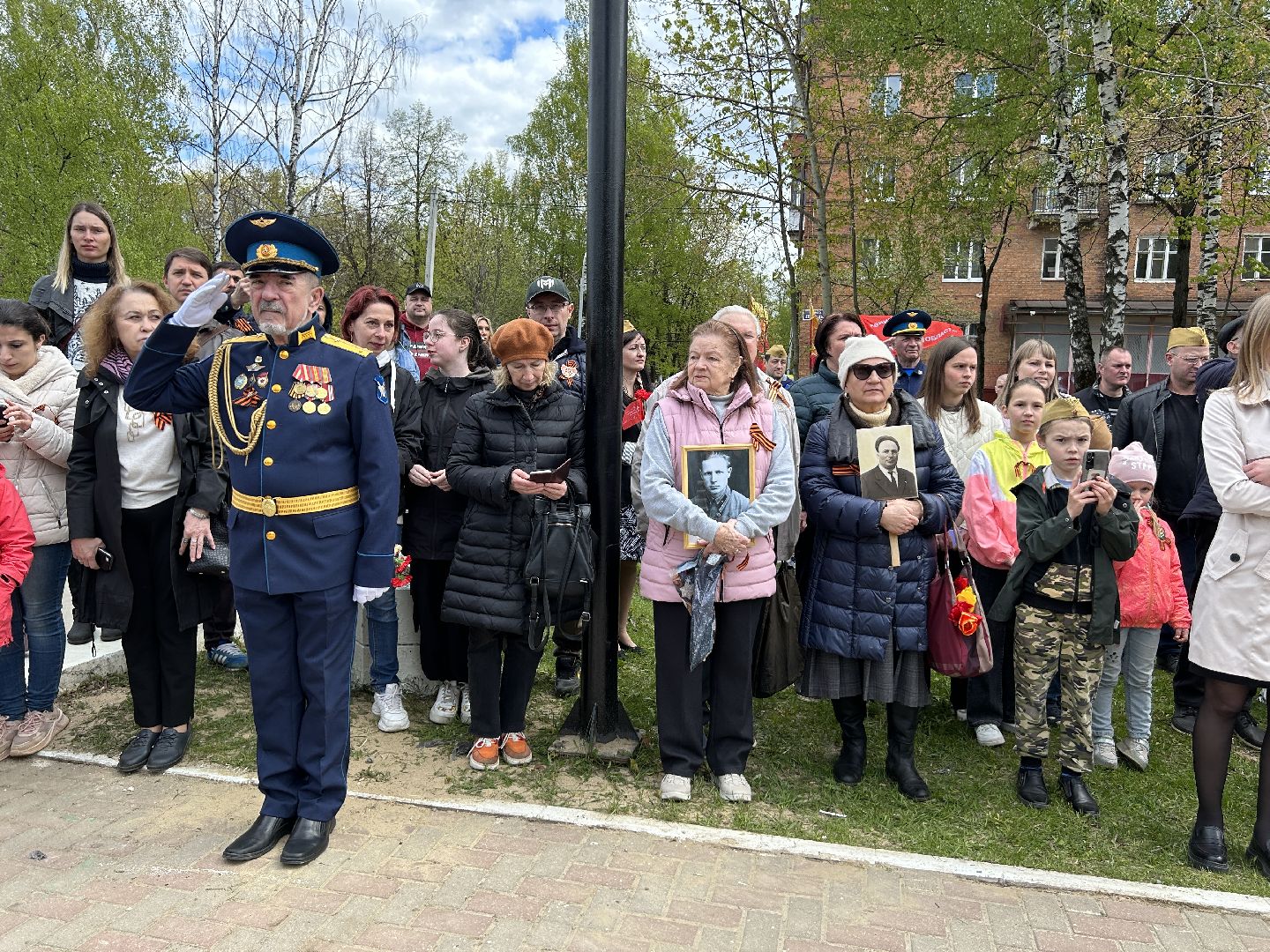 День Победы, митинг