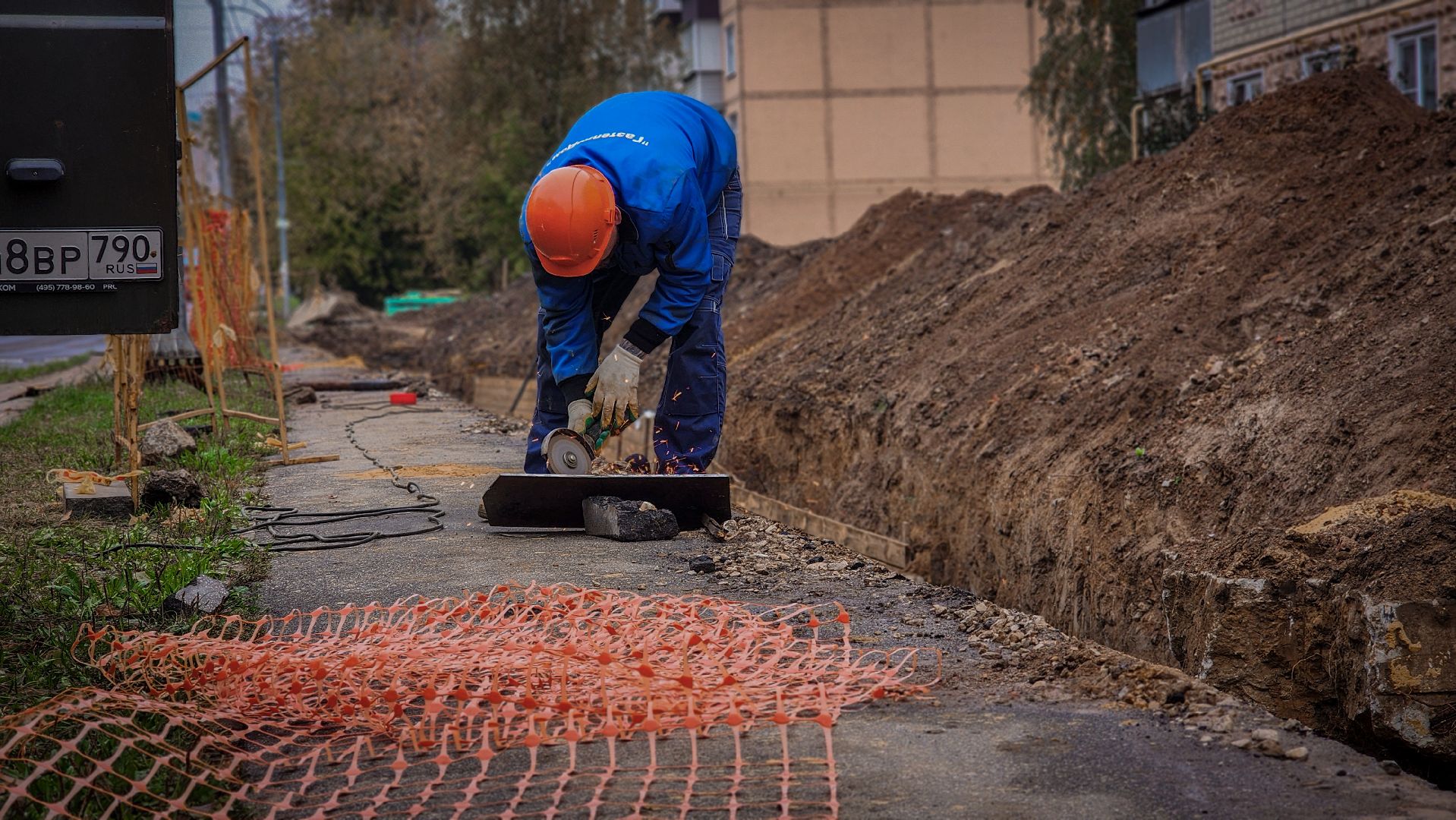 бронницы, строительство участка теплосети, новая теплосеть в бронницах, жкх,