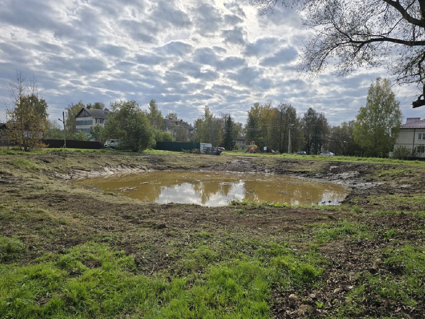 можайск, можайский муниципальный округ, подмосковье, ремонт пожарных водоемов, противопожарный пруд, безопасность, благоустройство,