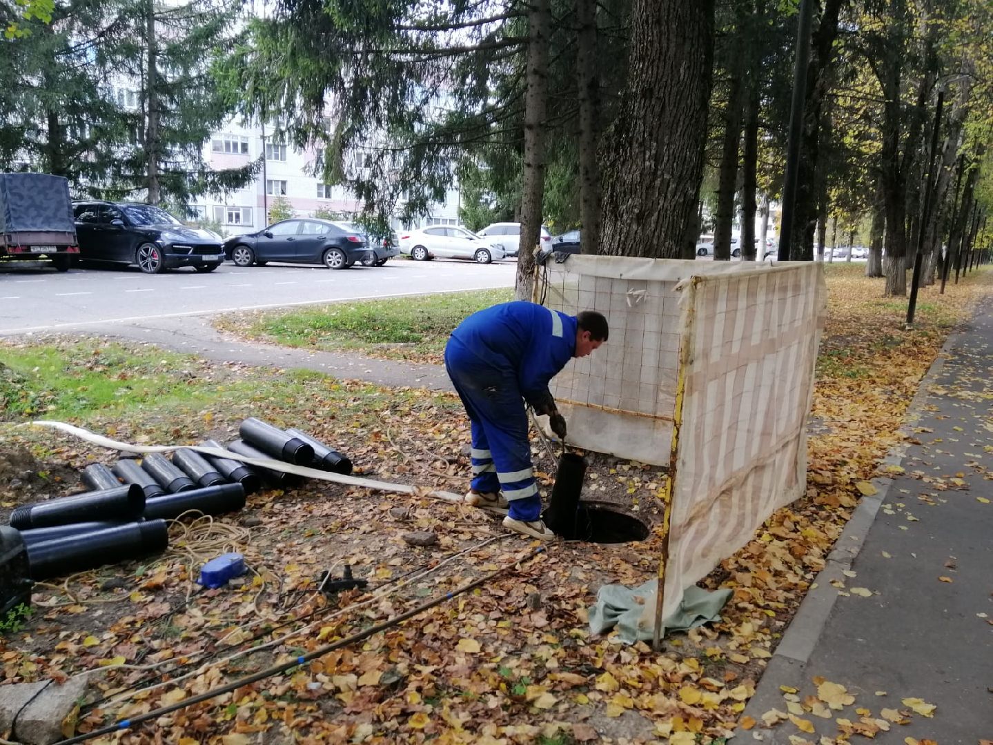 городской округ восход, жкх, благоустройство, канализация, канализационная сеть,