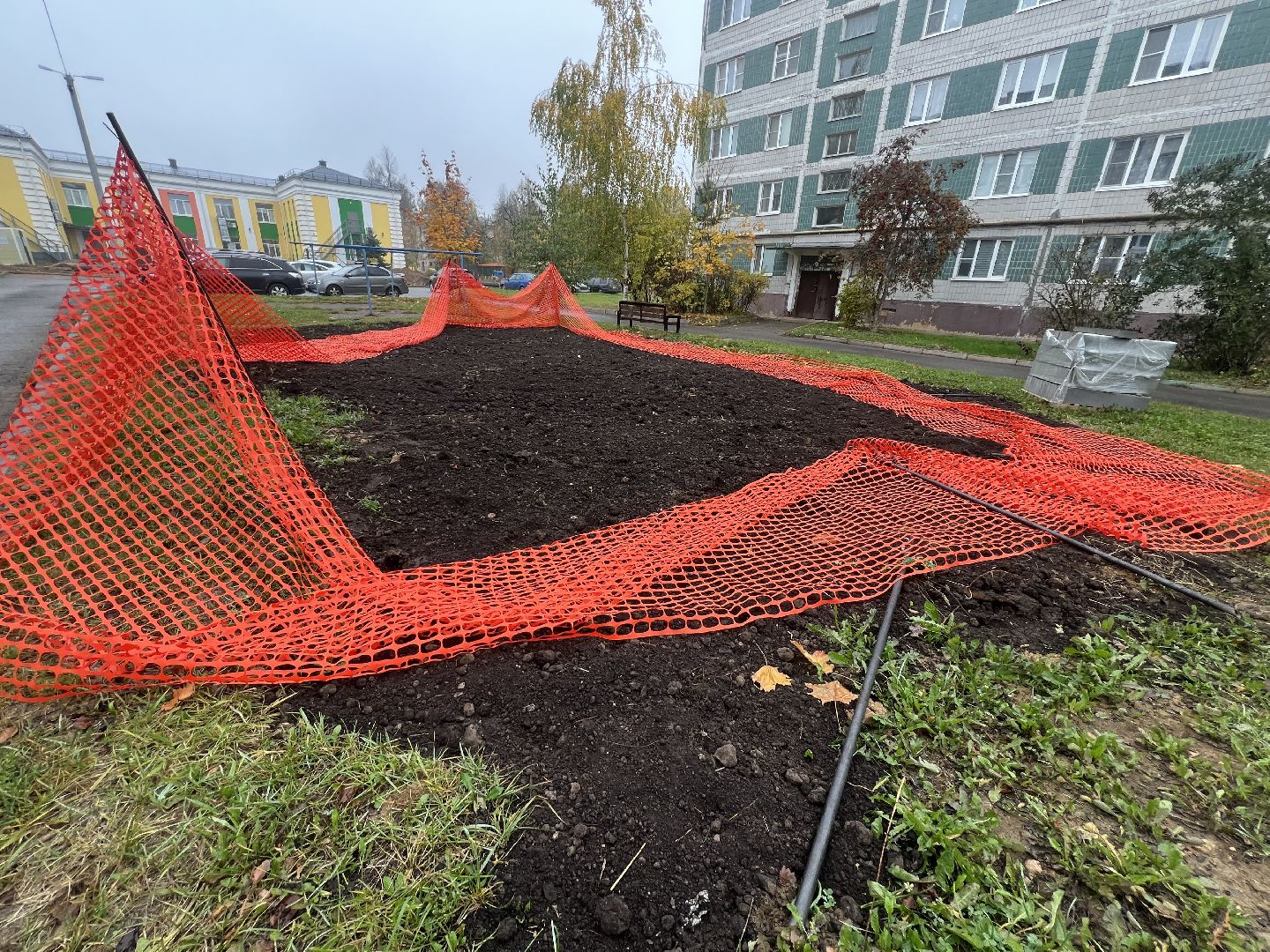 благоустройство 2025, детская игровая площадка, Запрудня, талдомский городской округ,