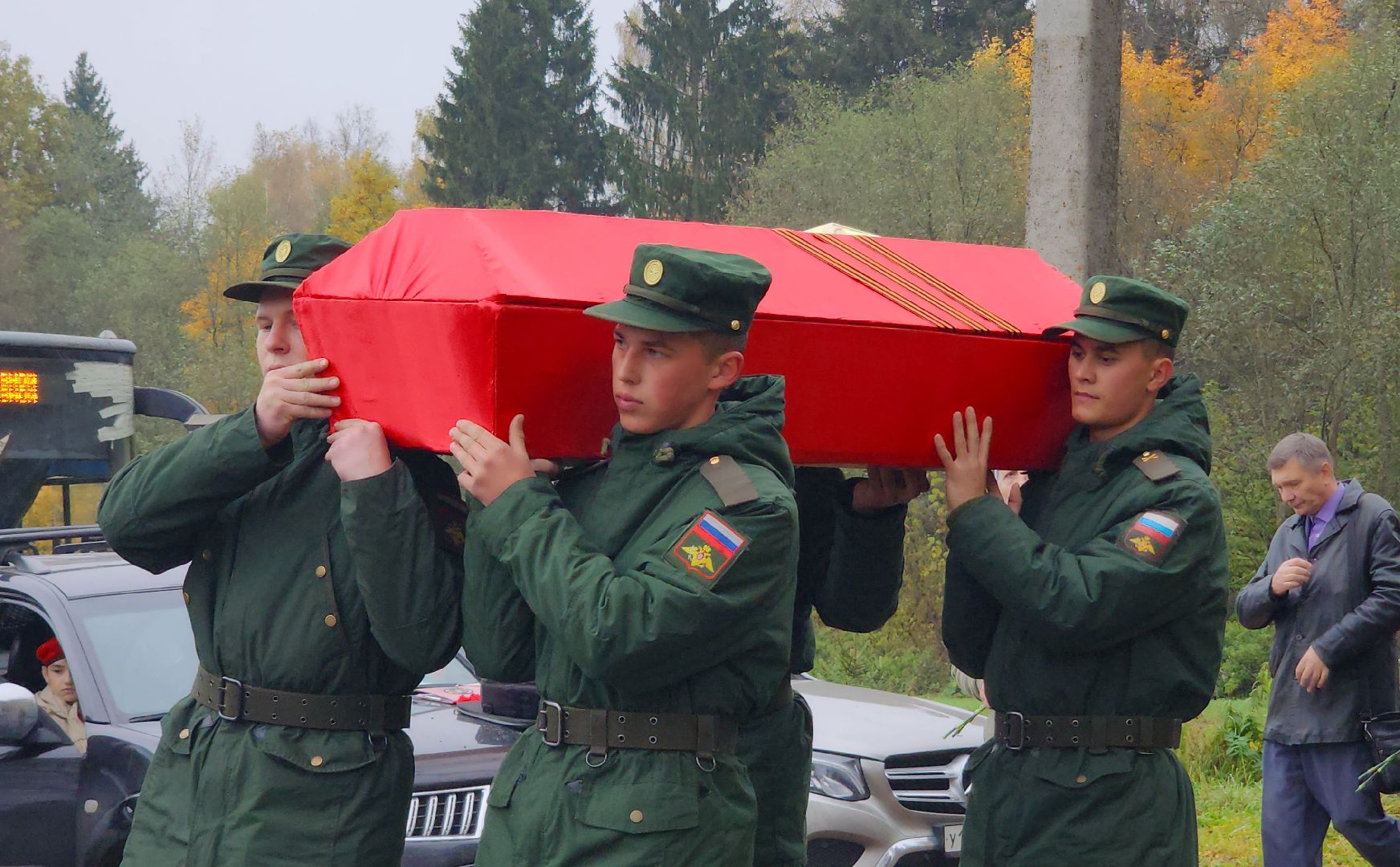 наро-фоминский городской округ, перезахоронение красноармейцев, юбилей великой победы, они сражались за родину, поисковое движение россии,