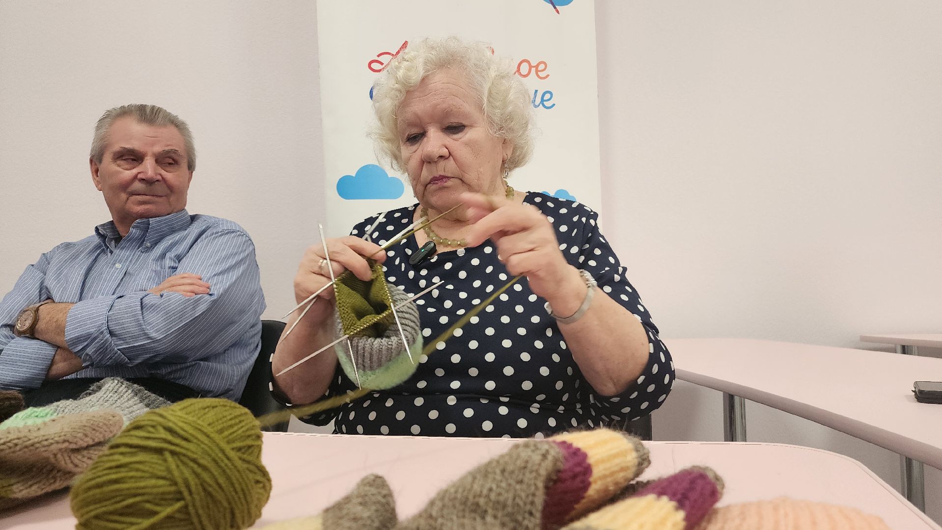 конкурс, сво, помощь фронту, носки, вязание, патриотизм, домодедово, активное долголетие,