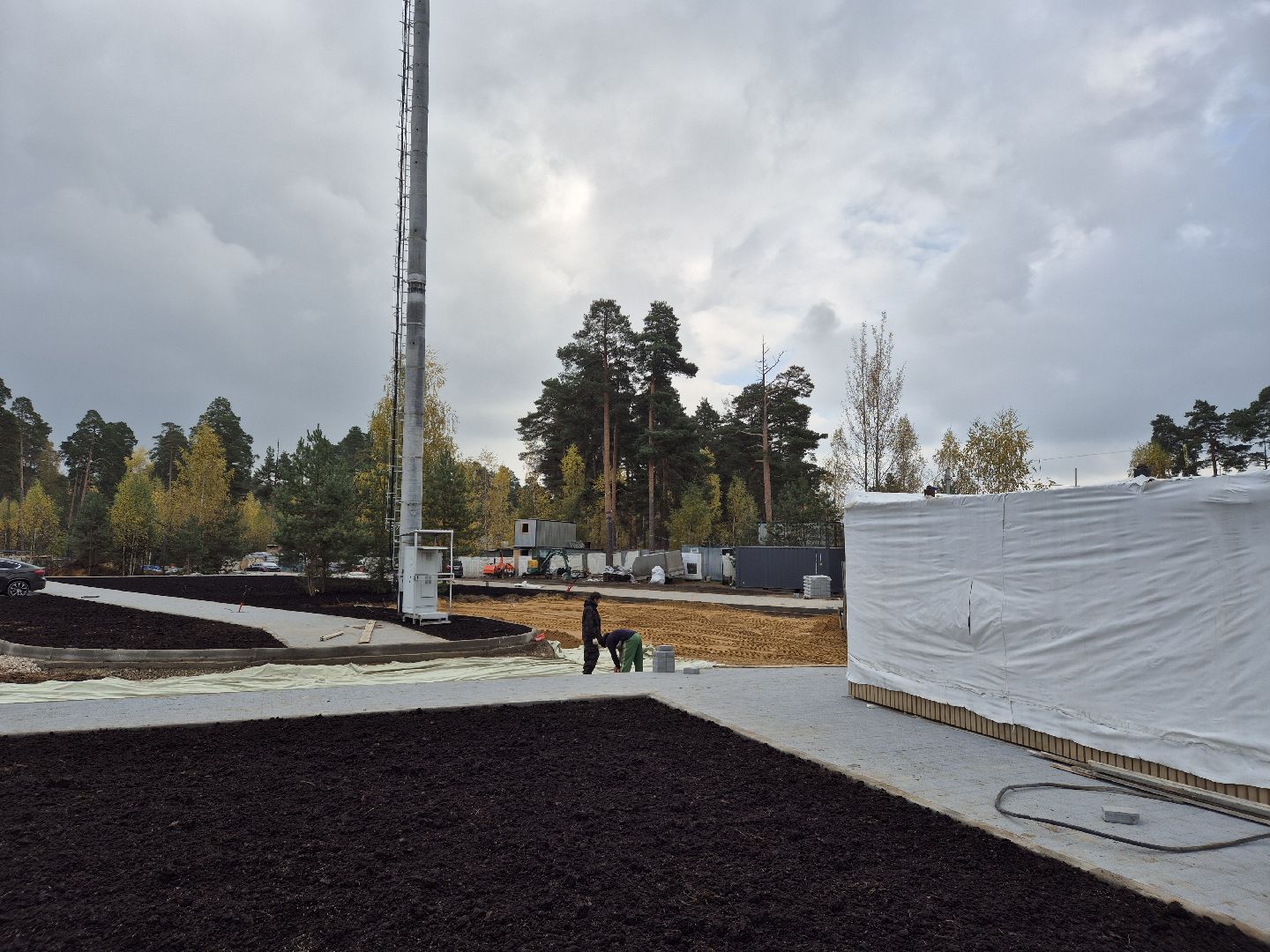 благоустройство парка, парковский лес, орехово-зуево,