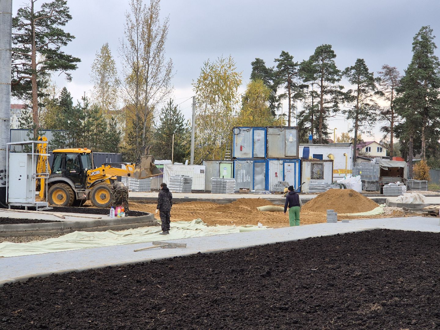 благоустройство парка, парковский лес, орехово-зуево,