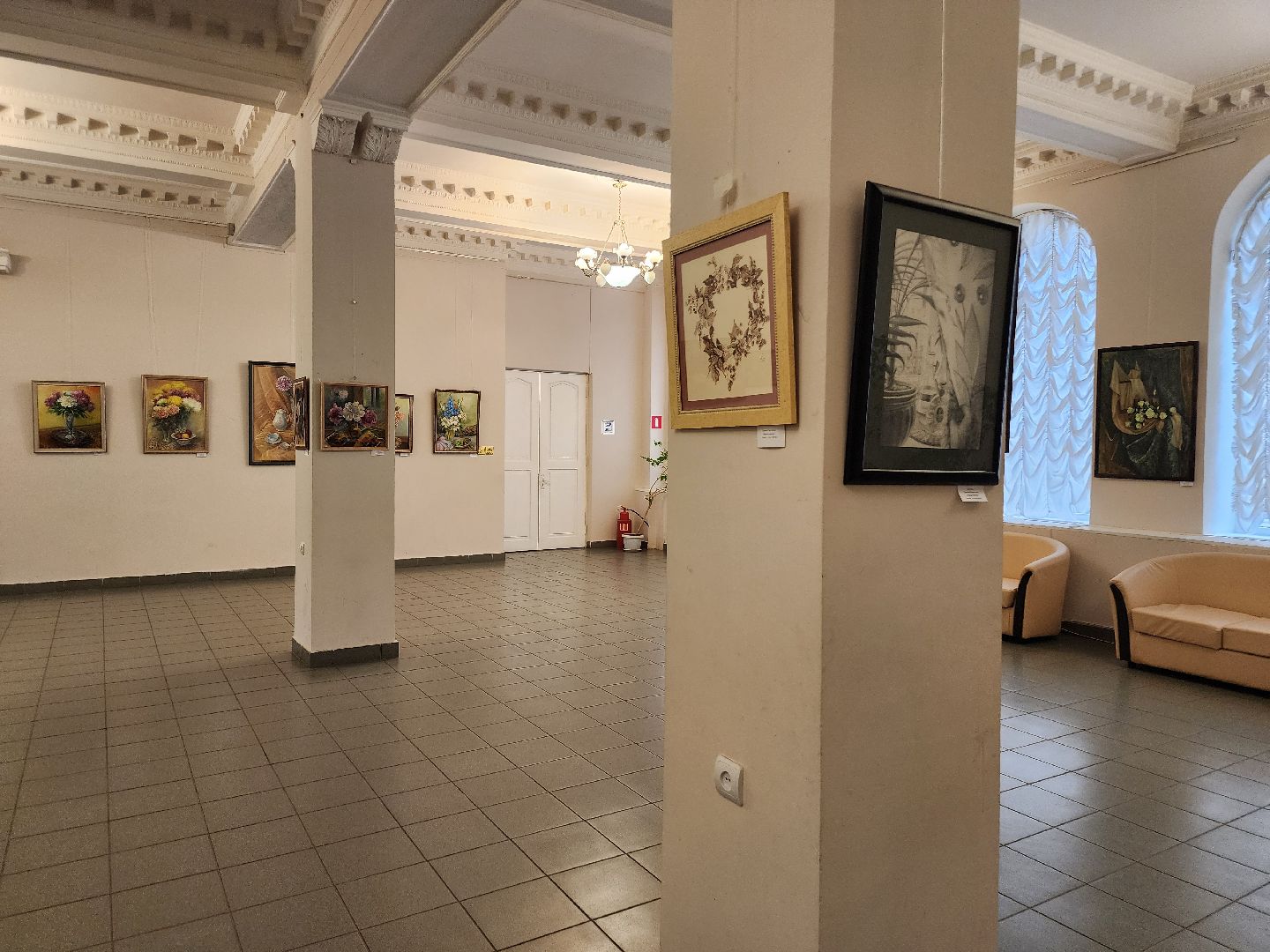 фрязино, художественная выставка, художники, живопись, картины, открытие выставки, натюрморт,