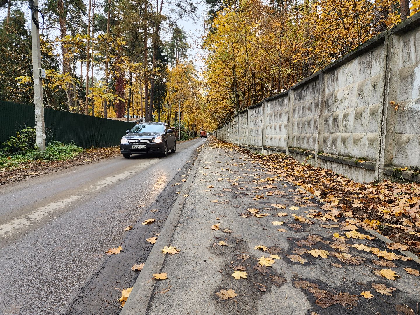 раменское, дороги, новые тротуары в поселке кратово,