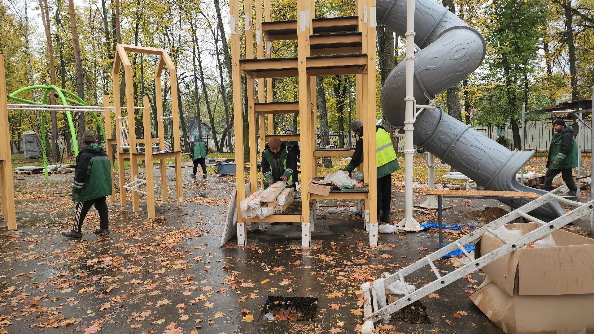 Люберцы, летний парк в малаховке, благоустройство,