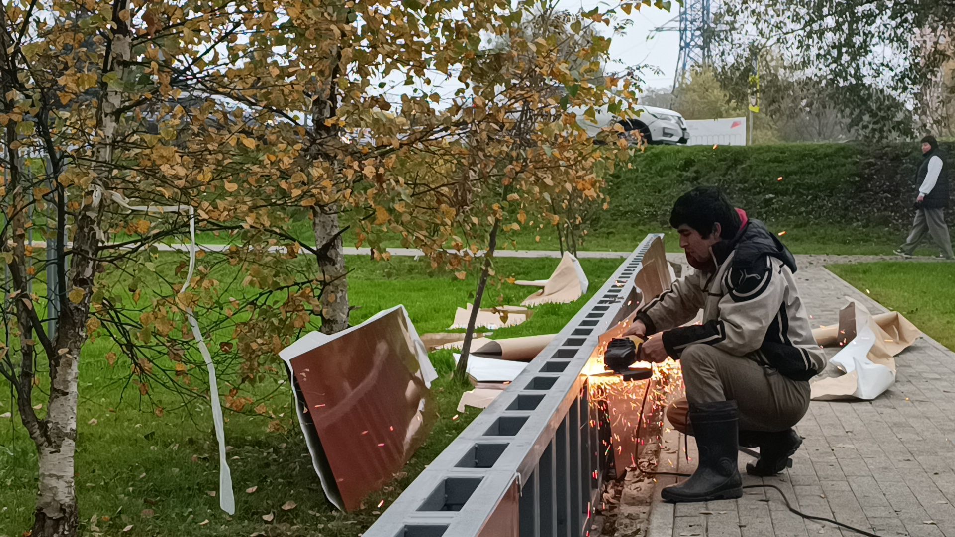 парк , реконструкция, лобня,