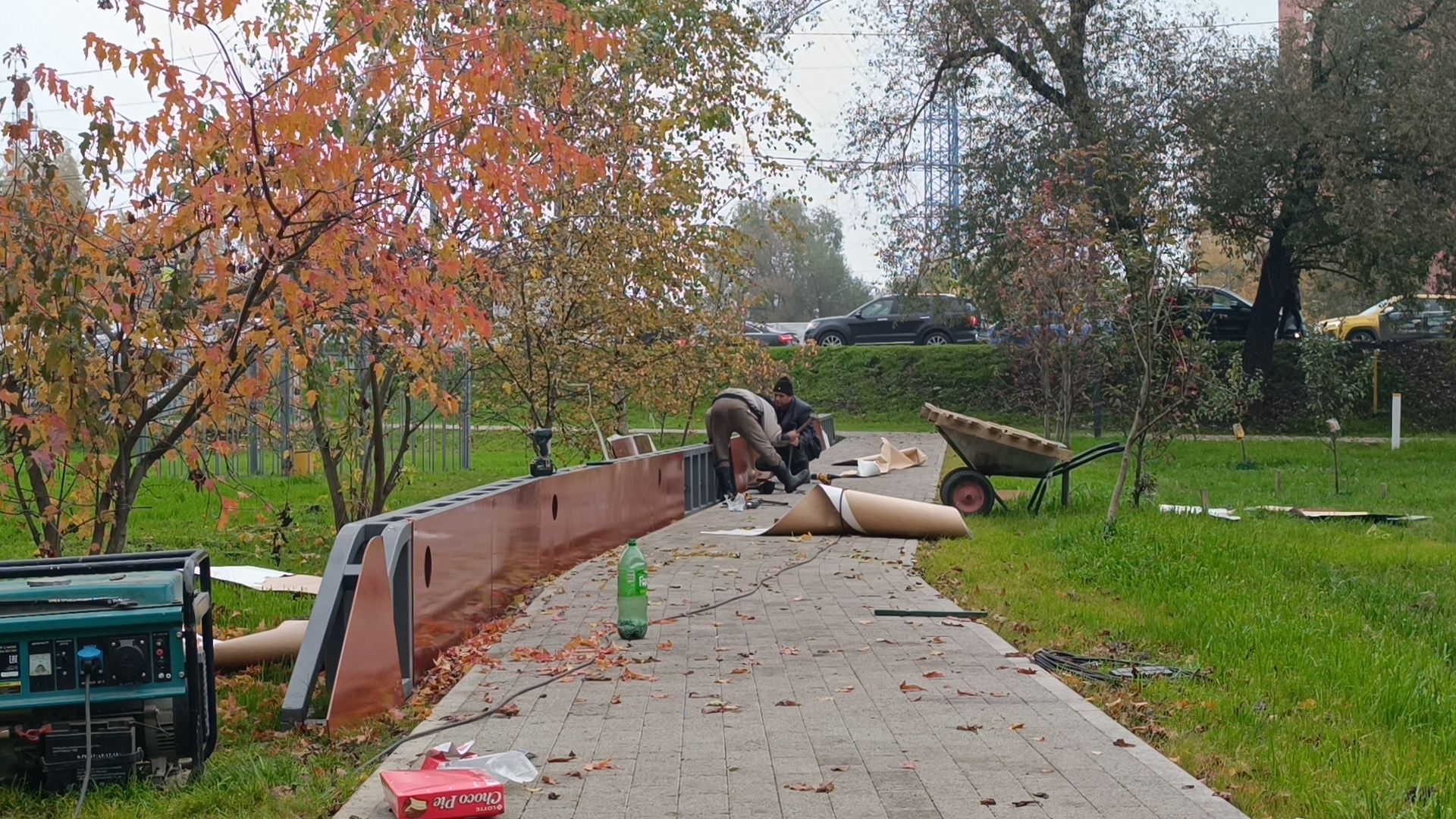 парк , реконструкция, лобня,