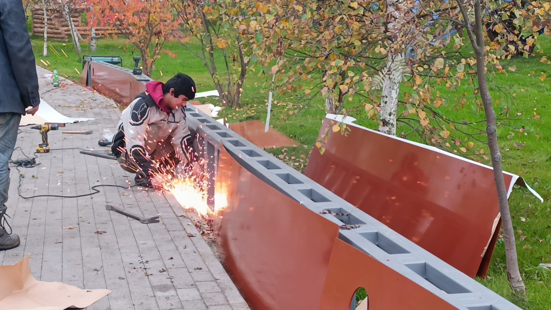 парк , реконструкция, лобня,