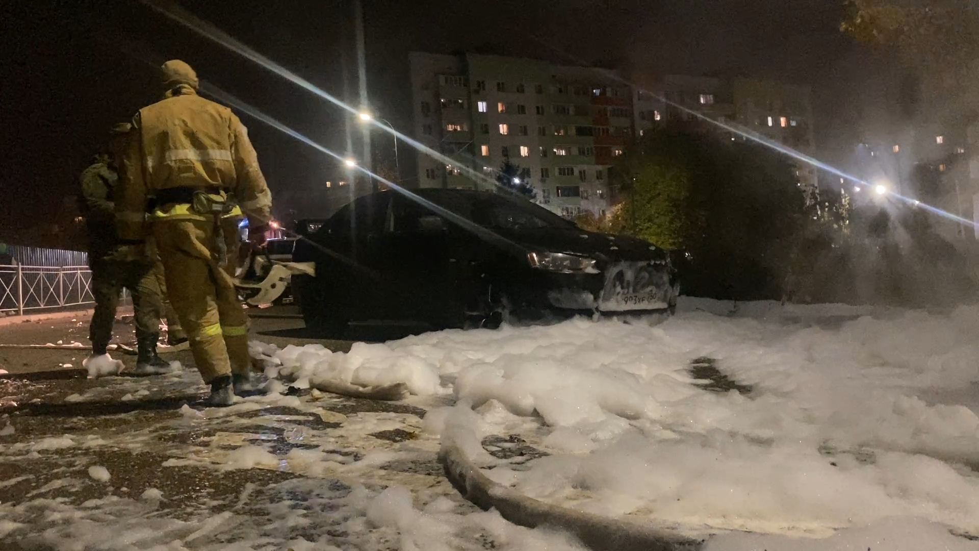 чп, пожар, сгорел автомобиль, власиха чп, форд фиеста сгорел,