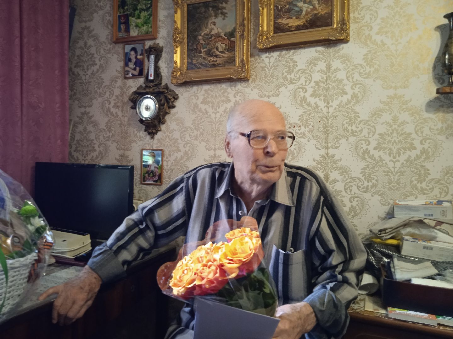 ветеран, День, Победы, поздравление