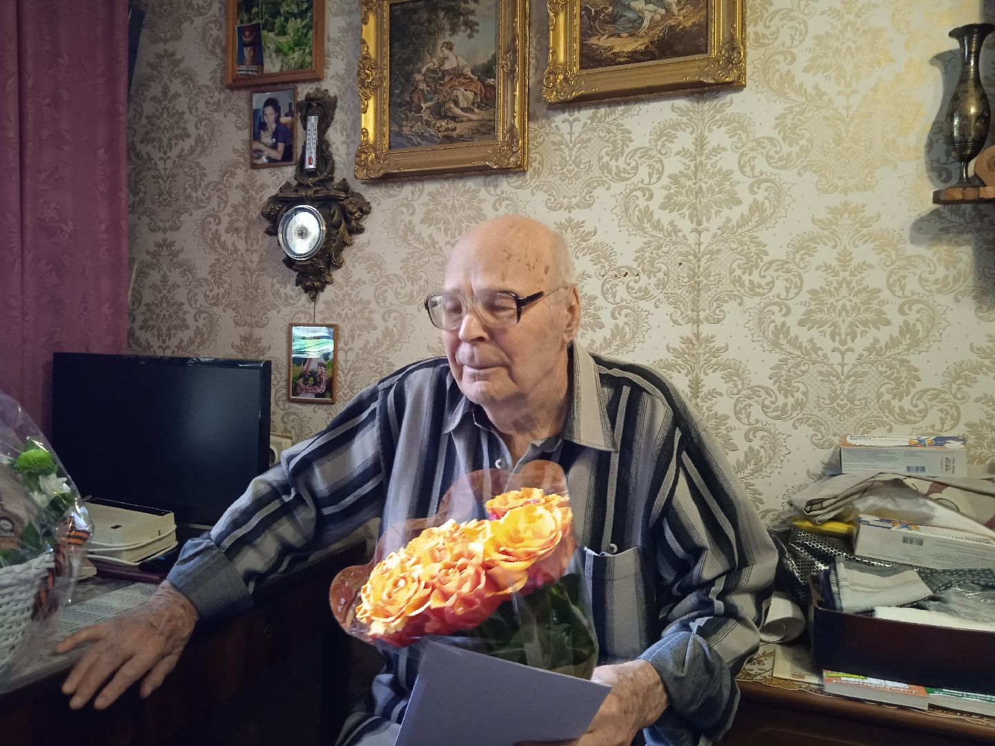 ветеран, День, Победы, поздравление