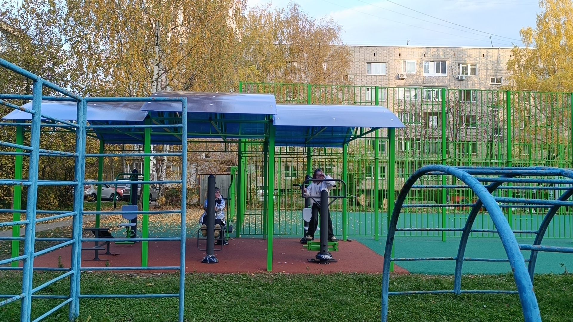 спортивная площадка, лобня, двор,