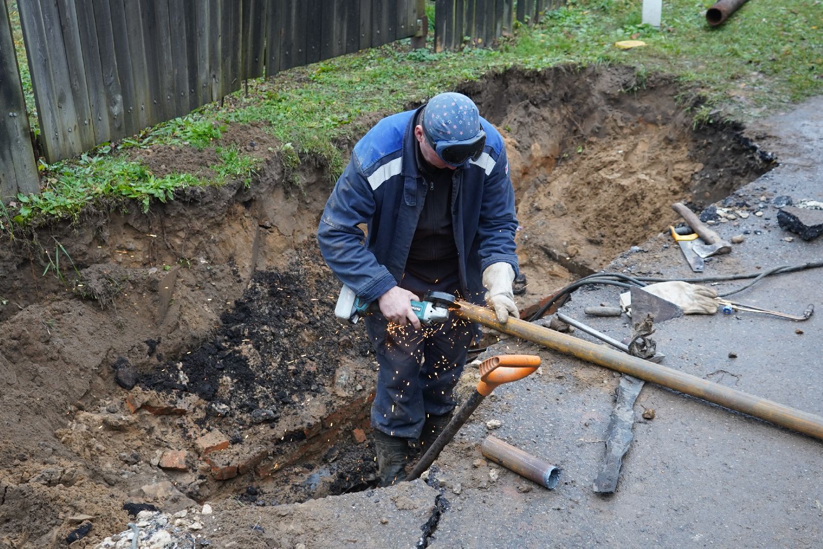 авария, сети,теплосети, ступино,