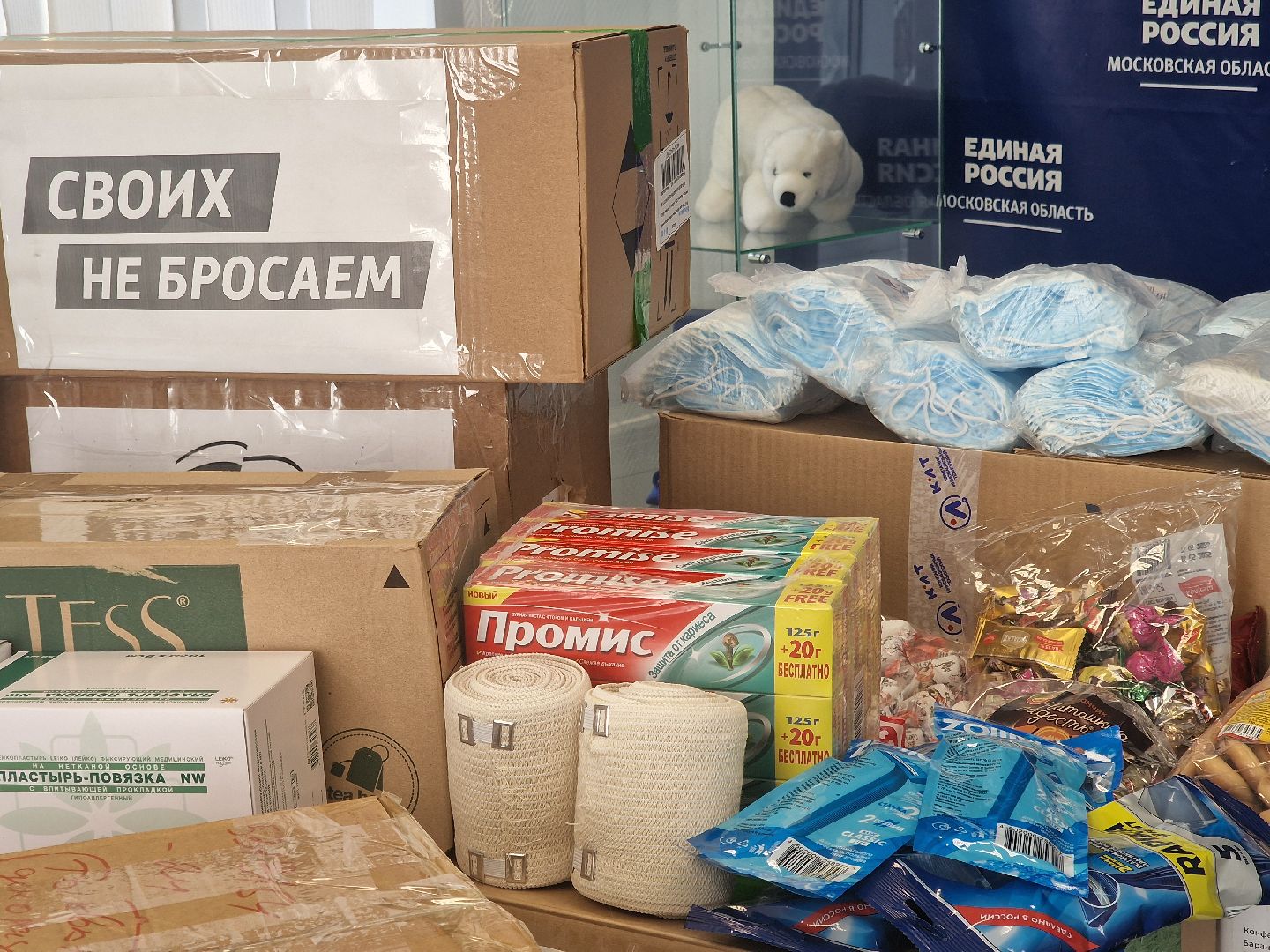 воскресенск, гуманирная помощь, единая россия,