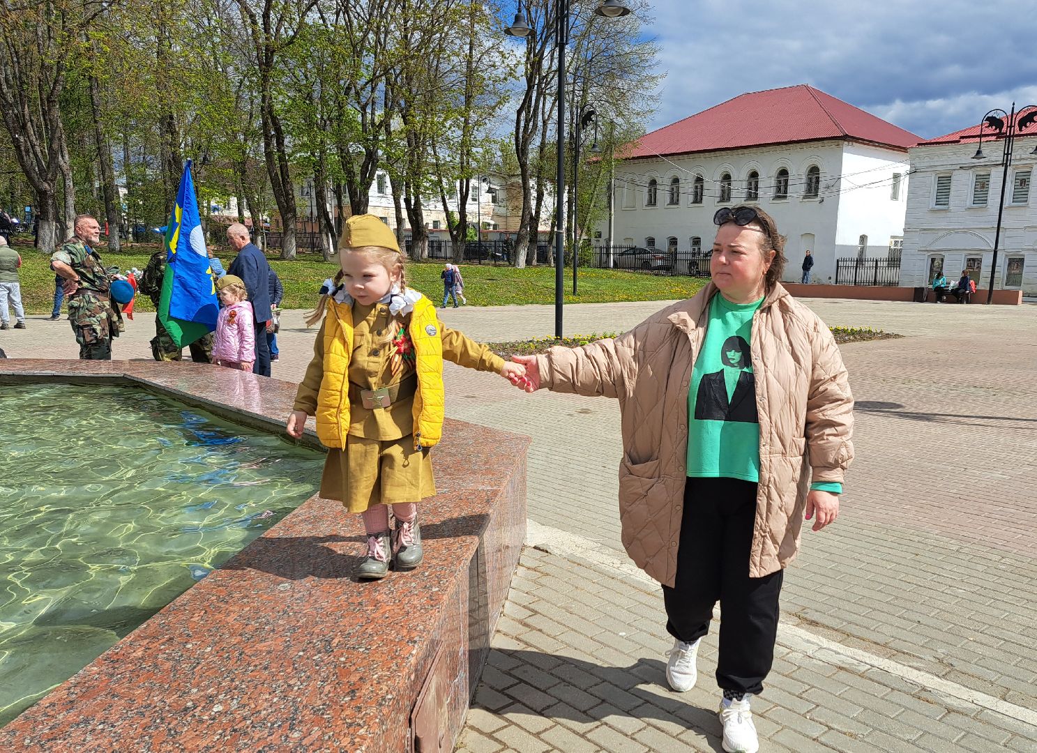 Рузский городской округ, Руза, День Победы, митинг, Вечный огонь