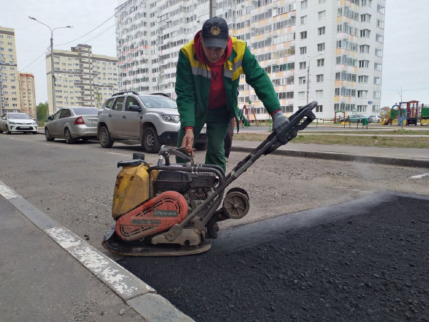 дороги, ямочный ремонт, благоустройство, Добродел, Лосино-Петрвоский