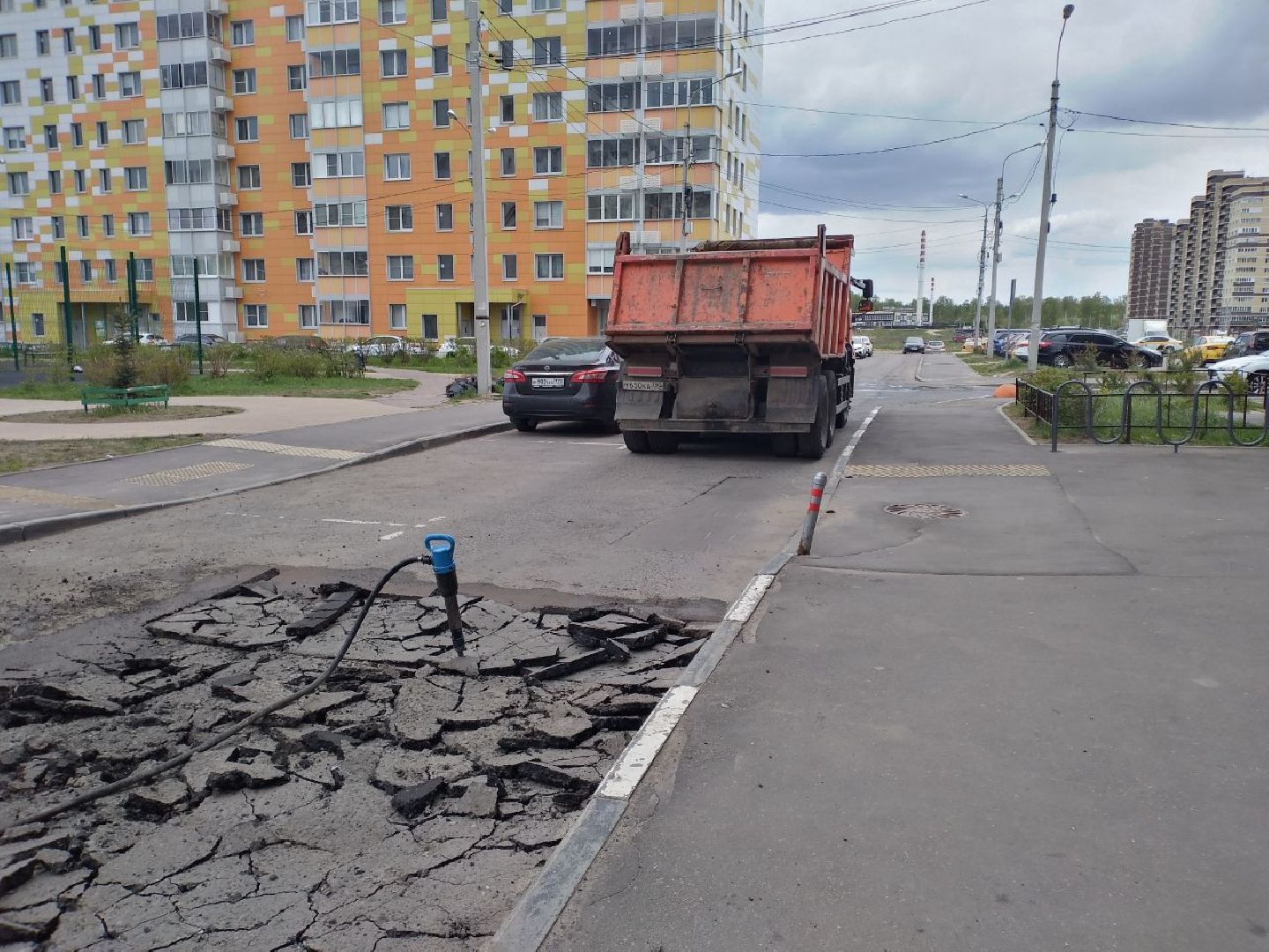 дороги, ямочный ремонт, благоустройство, Добродел, Лосино-Петрвоский