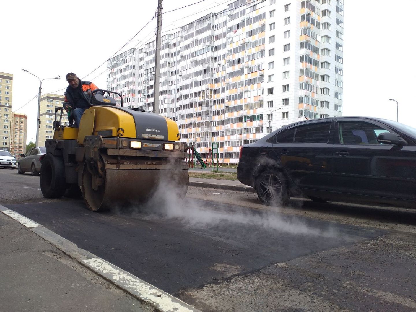 дороги, ямочный ремонт, благоустройство, Добродел, Лосино-Петрвоский