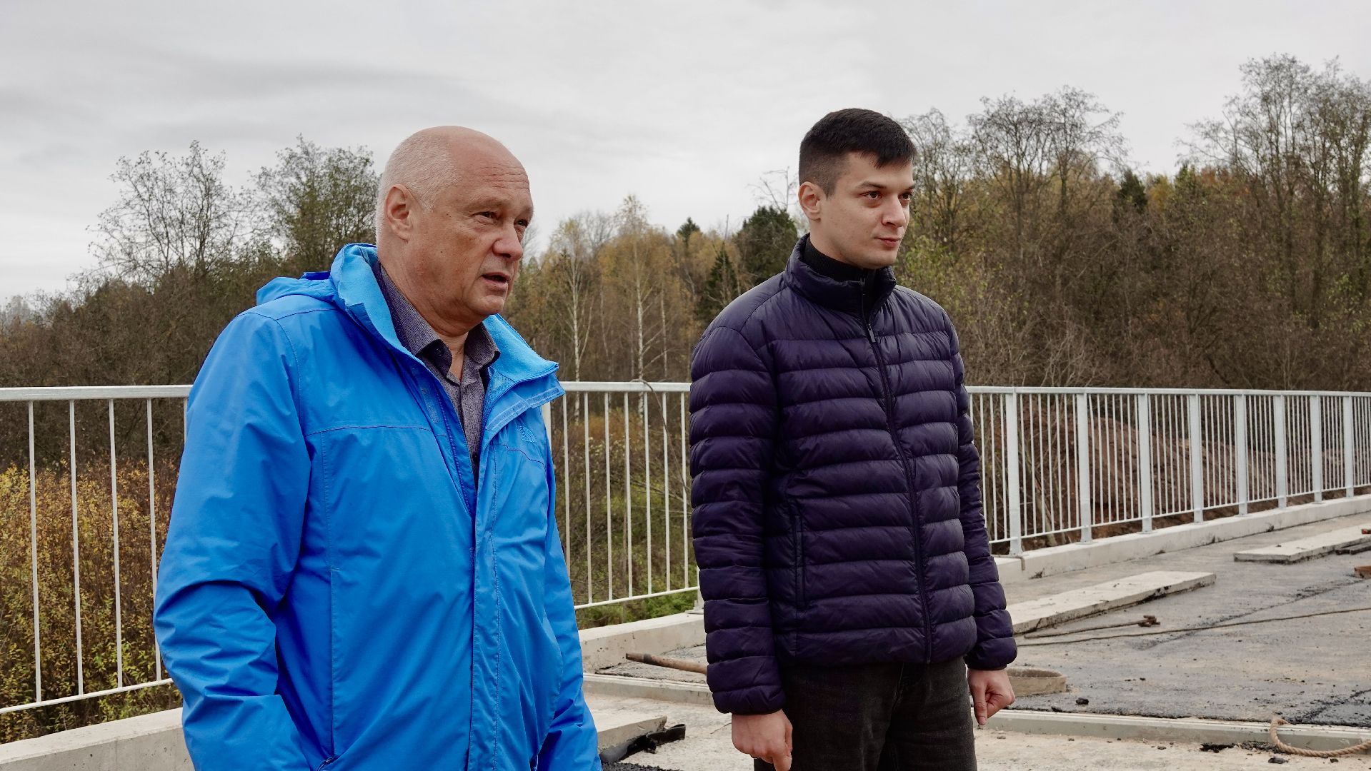 сергиево-посадский городской округ, ремонт моста , дорога ,