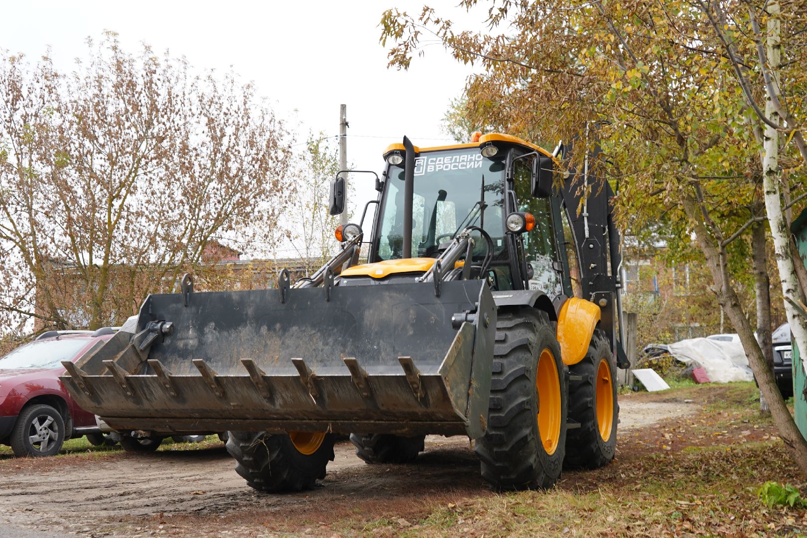 новый экскаватор, жкх, ступино,