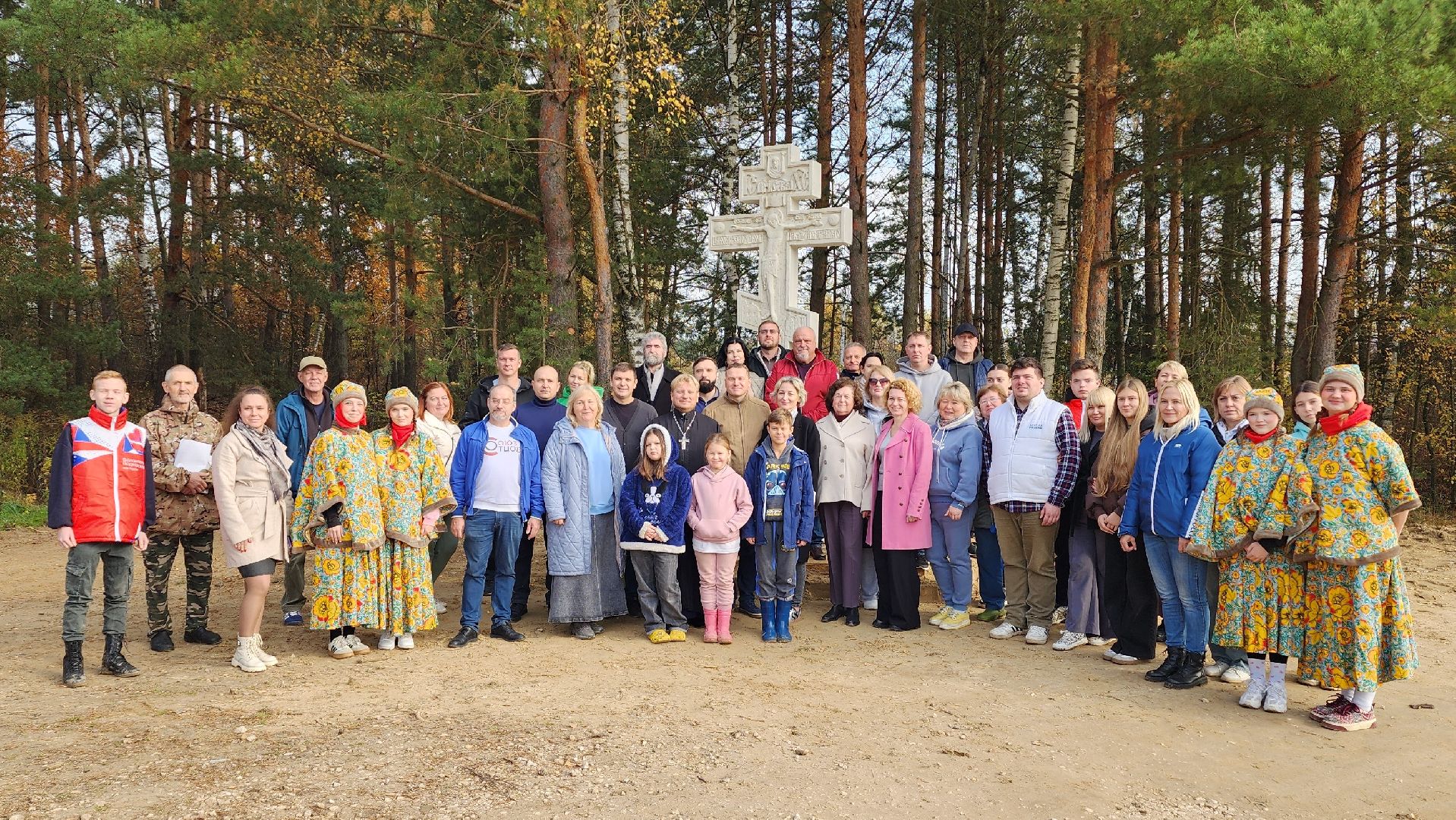 православие, поклонный крест, многодетные семьи, лосино-петровский,