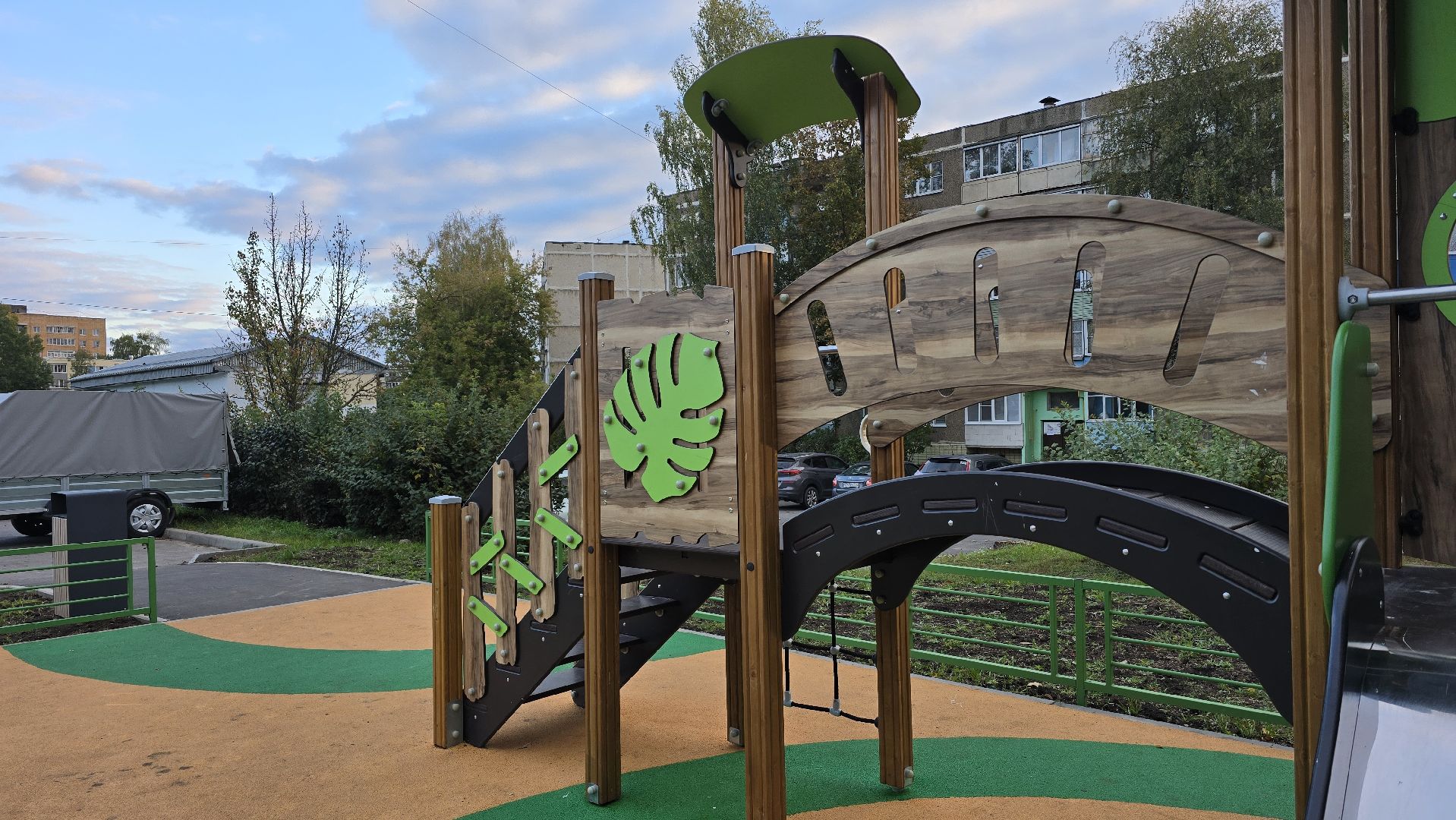 Коломна , Озеры, новая детская площадка,