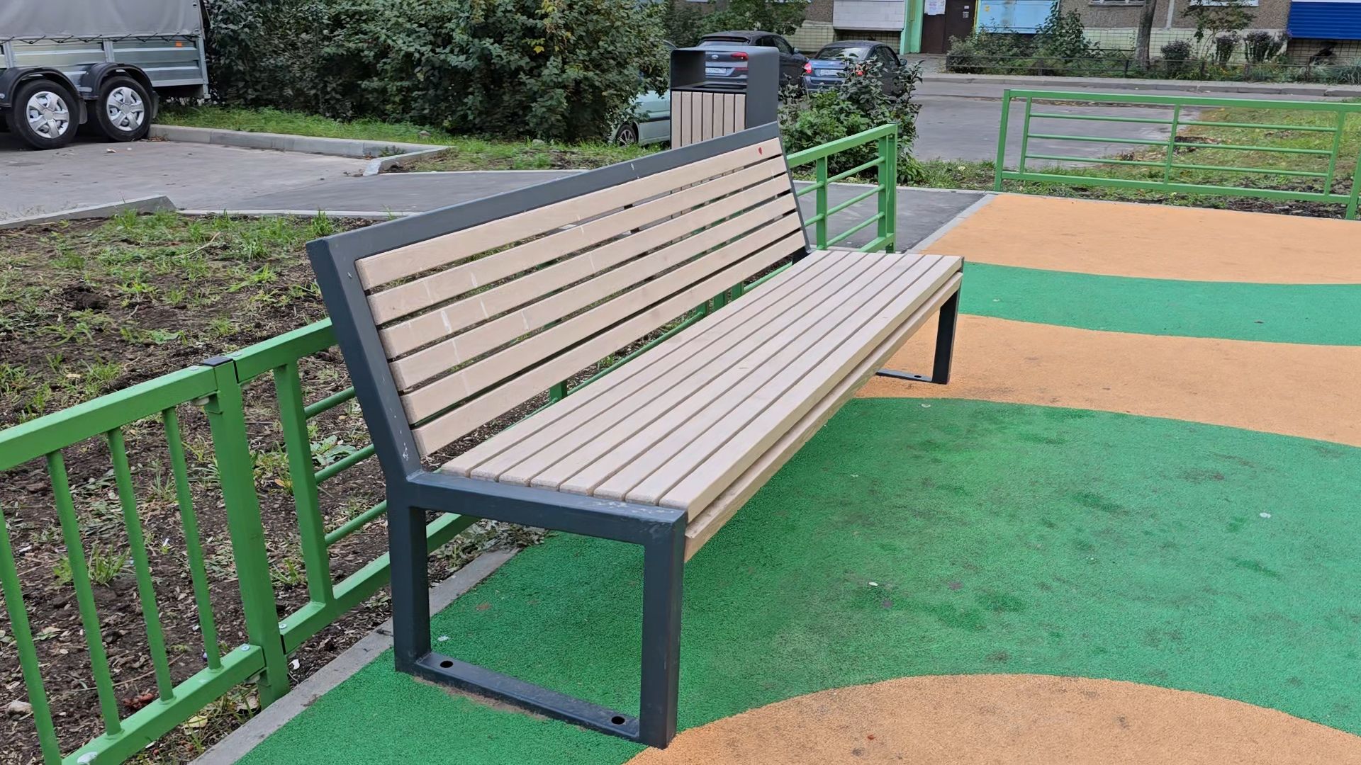 Коломна , Озеры, новая детская площадка,