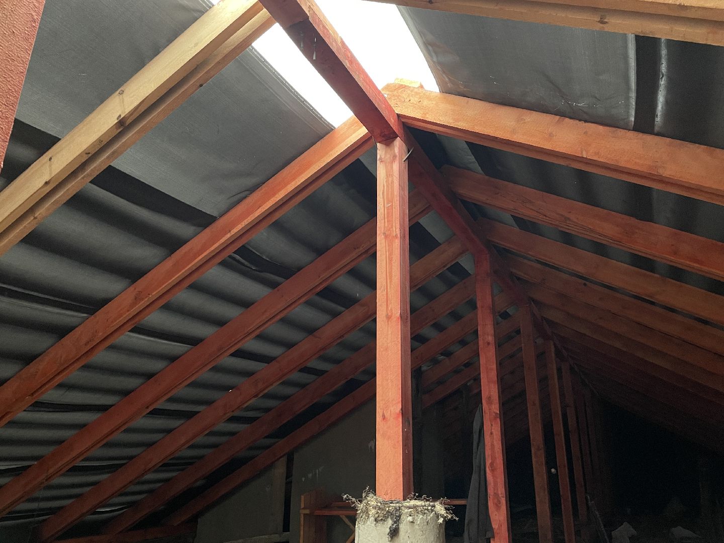 Строительство, крыша