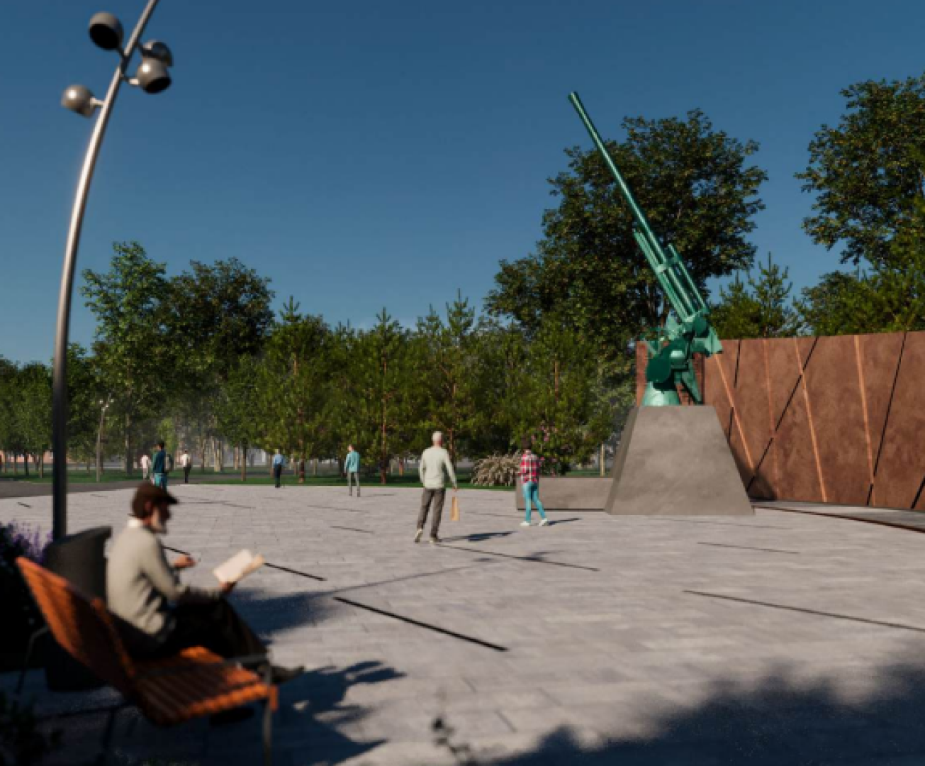 электросталь, сквер, жители, благоустройство, памятник, ремонт,