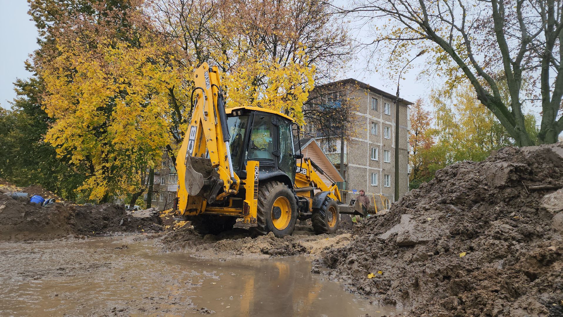 кашира, благоустройство, теплотрасса, ремонт теплосетей, жкх, отопление, горячая вода,