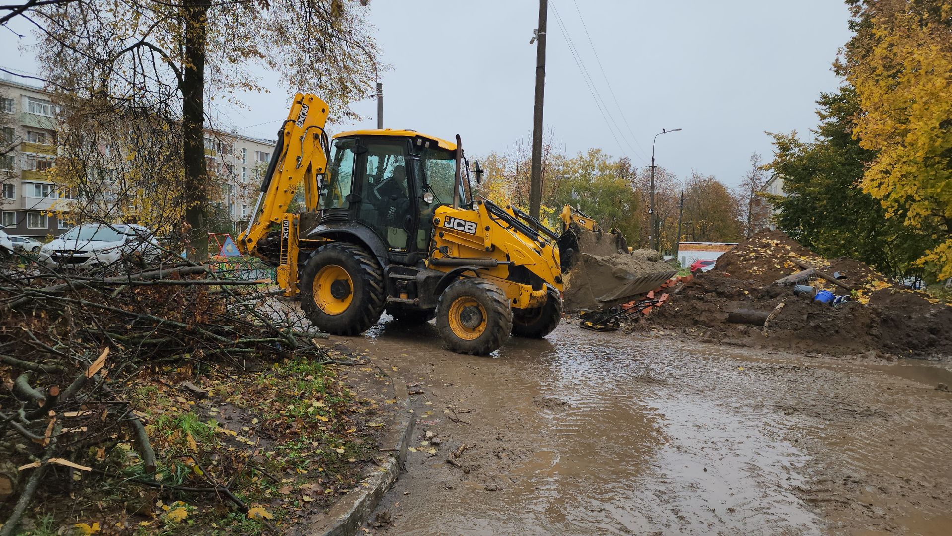 кашира, благоустройство, теплотрасса, ремонт теплосетей, жкх, отопление, горячая вода,