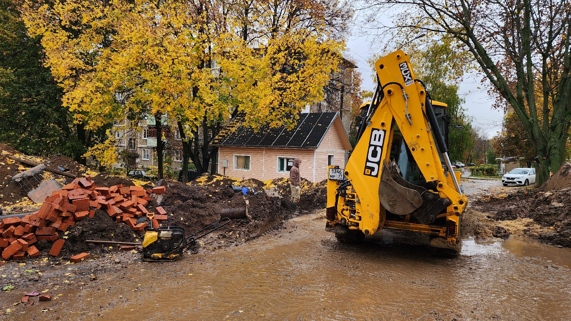 кашира, благоустройство, теплотрасса, ремонт теплосетей, жкх, отопление, горячая вода,